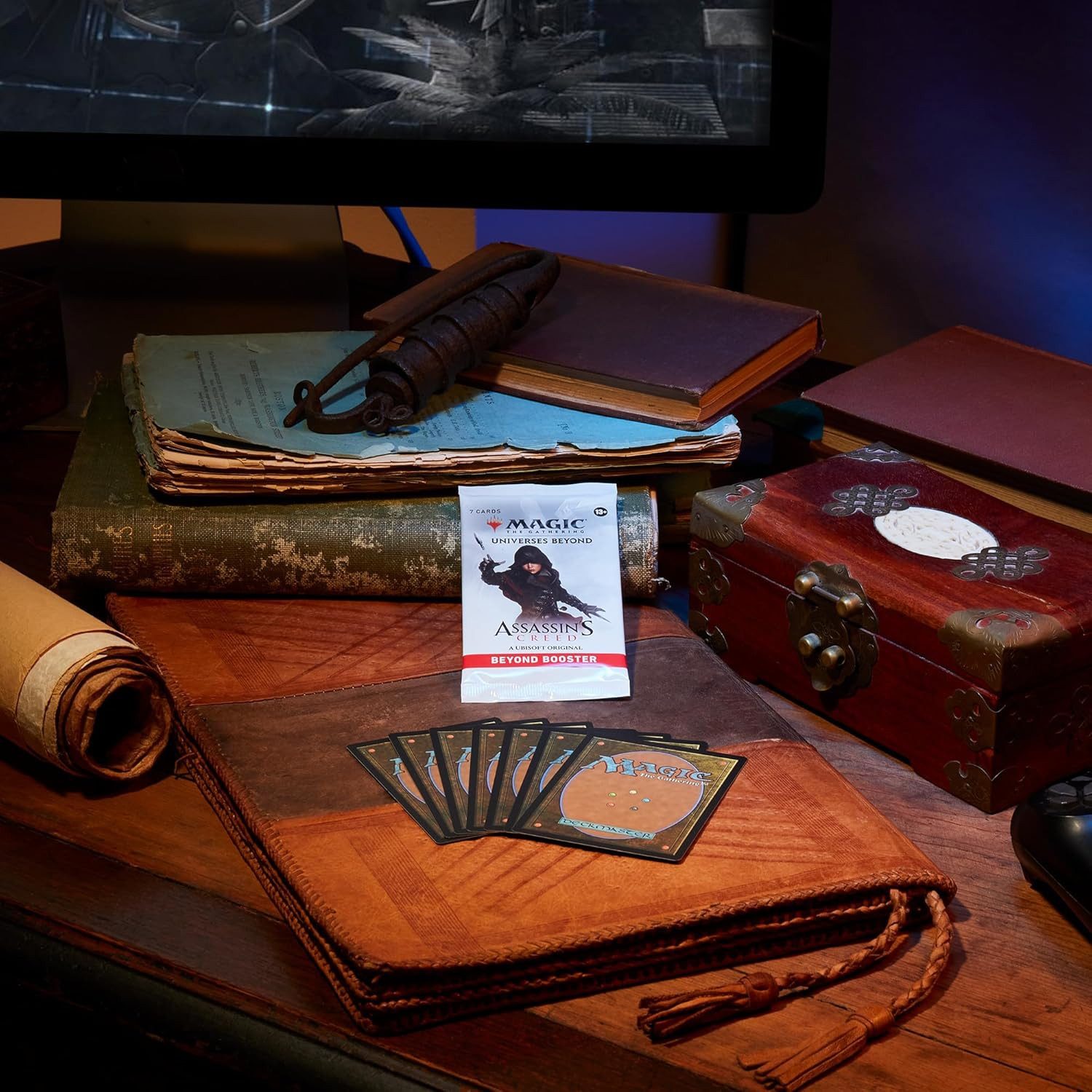 Magic the Gathering Sammelkarte Universes Beyond: Assassin’s Creed Beyond Booster Display Englisch, Includes 24 Booster Packs