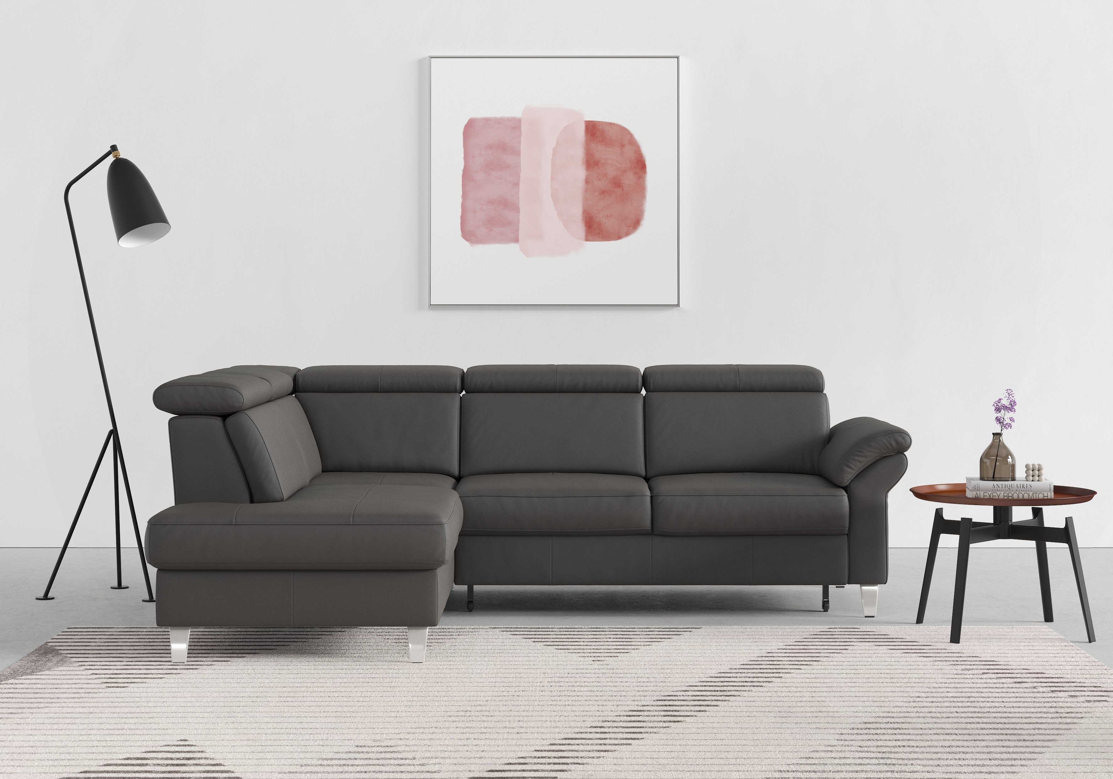 sit&more Ecksofa Arngast L-Form, inklusive Kopfteilverstellung günstig online kaufen