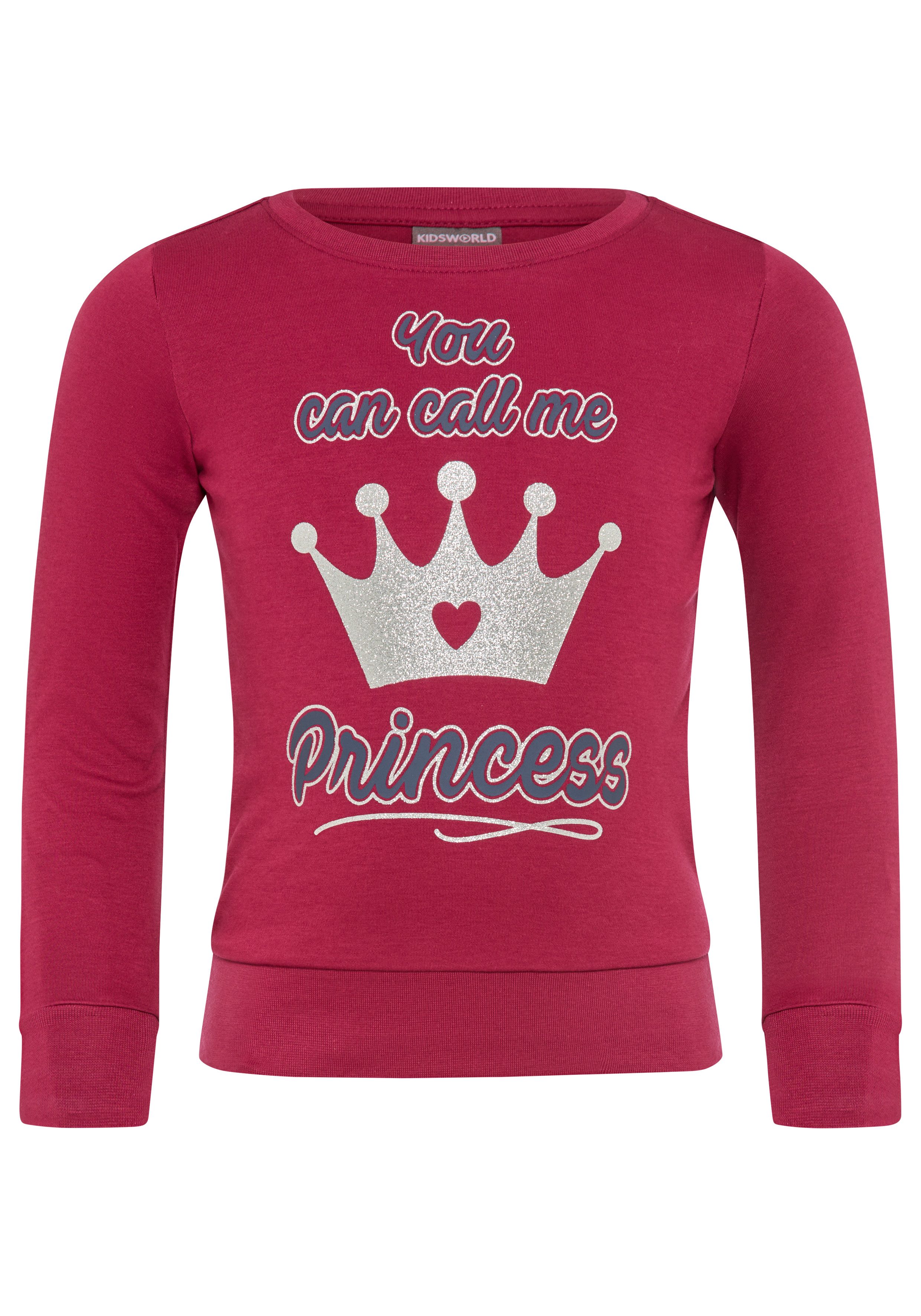 Langarmshirt YOU CAN CALL ME PRINCESS