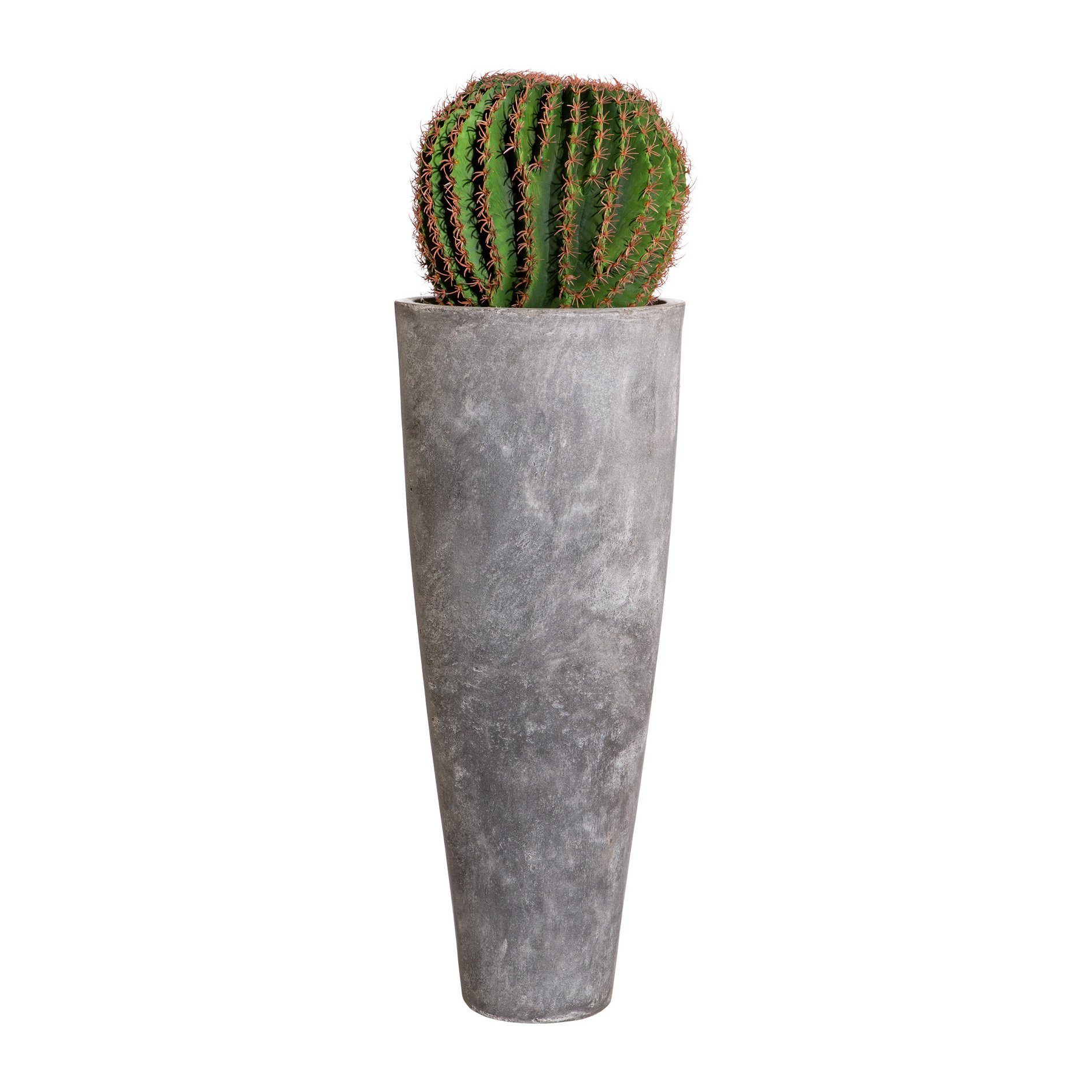 Kunstblume Kaktus Echino im Kunststofftopf 45 cm, Gasper, Höhe 45.00 cm