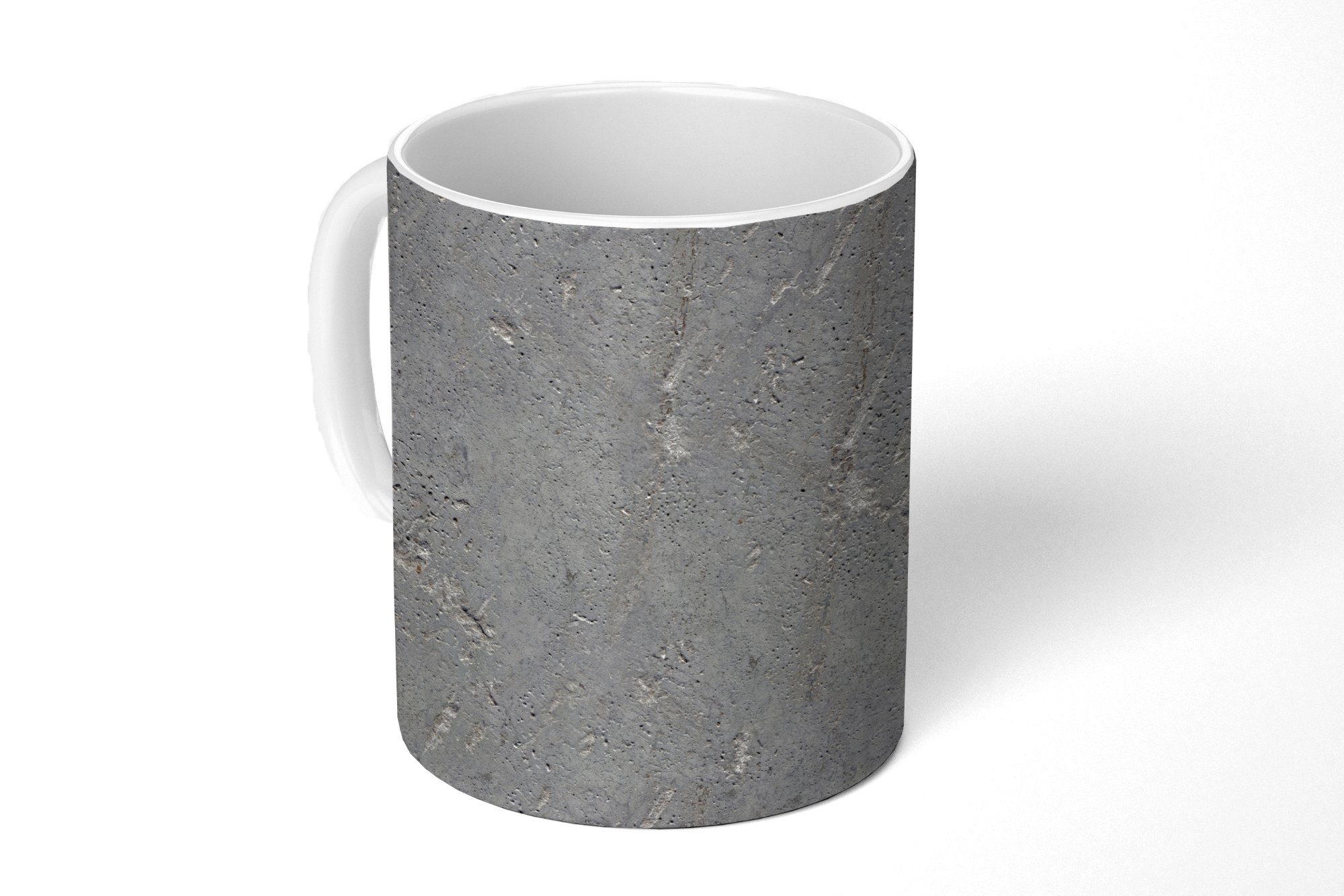 MuchoWow Tasse Beton - Muster - Stein, Keramik, Kaffeetassen, Teetasse, Becher, Teetasse, Geschenk