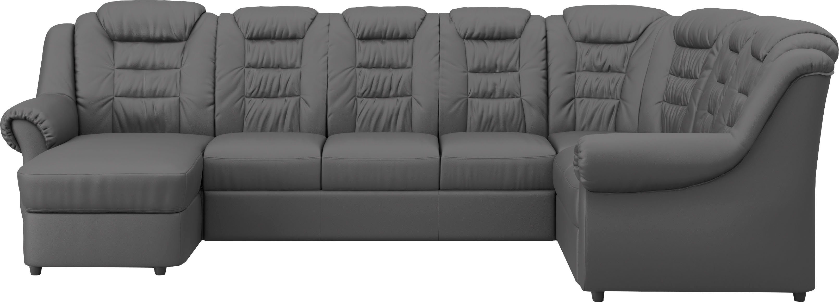 Home affaire Wohnlandschaft Boston U-Form, mit hoher Rückenlehne, wahlweise mit Bettfunktion & Stauraum