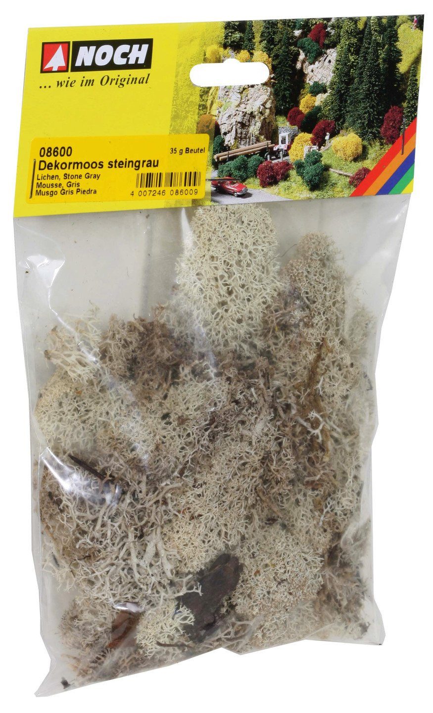 NOCH Bastelmoos Natürliches Islandmoos, 75g zum Basteln, Dekoriere