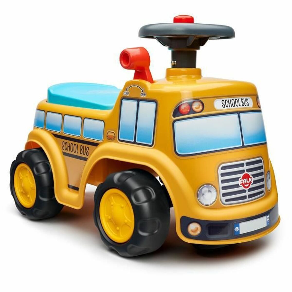 Falk Rutscherauto Falk Rutschauto School Bus Carrier Gelb Rutscherfahrzeug