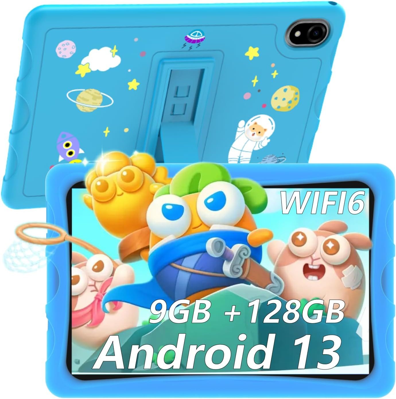 DOOGEE U10 Kid Kinder 5MP+8MP BT5.0/TUV/DRM L1 9GB RAM Tablet (10,1", 128 GB, Android 13, WiFi-6, Kinder-Unterhaltung und Lernen: Einblick in die digitale Welt)