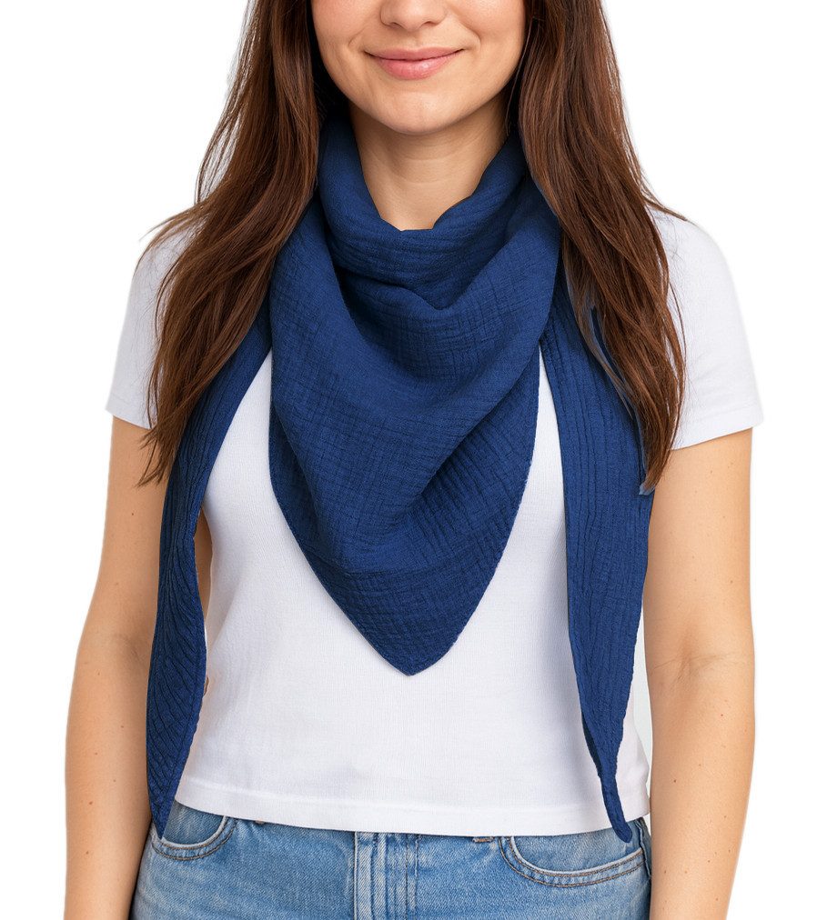 dy_mode Dreieckstuch Damen Halstuch Dreieckstuch Musselin Dreiecksschal Sch günstig online kaufen