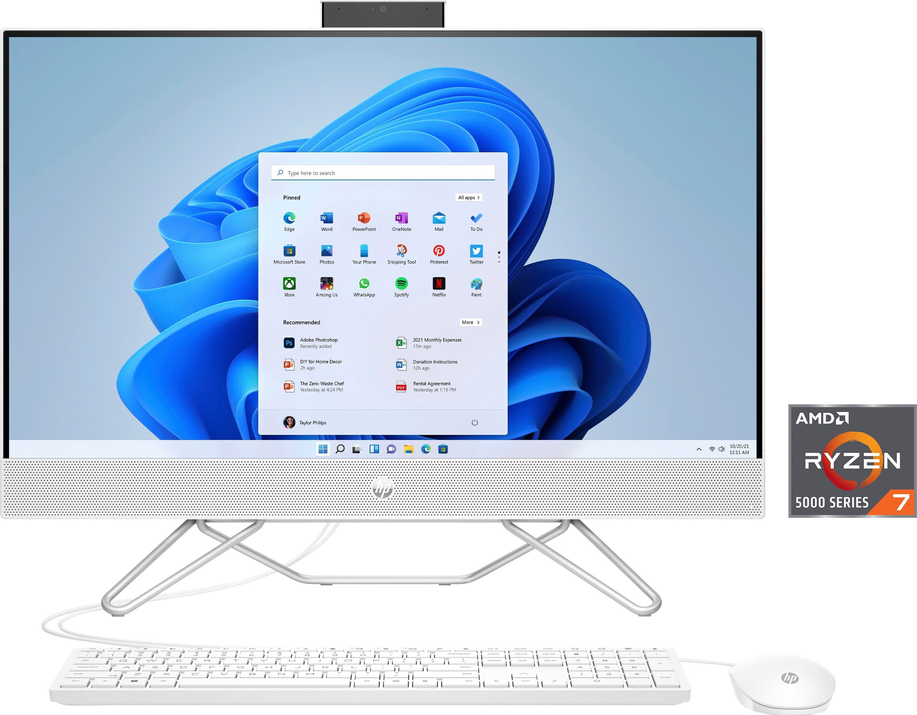 Kunden-Test & Erfahrungen zu HP 27-cb0203ng All-in-One PC (27 Zoll, AMD ...