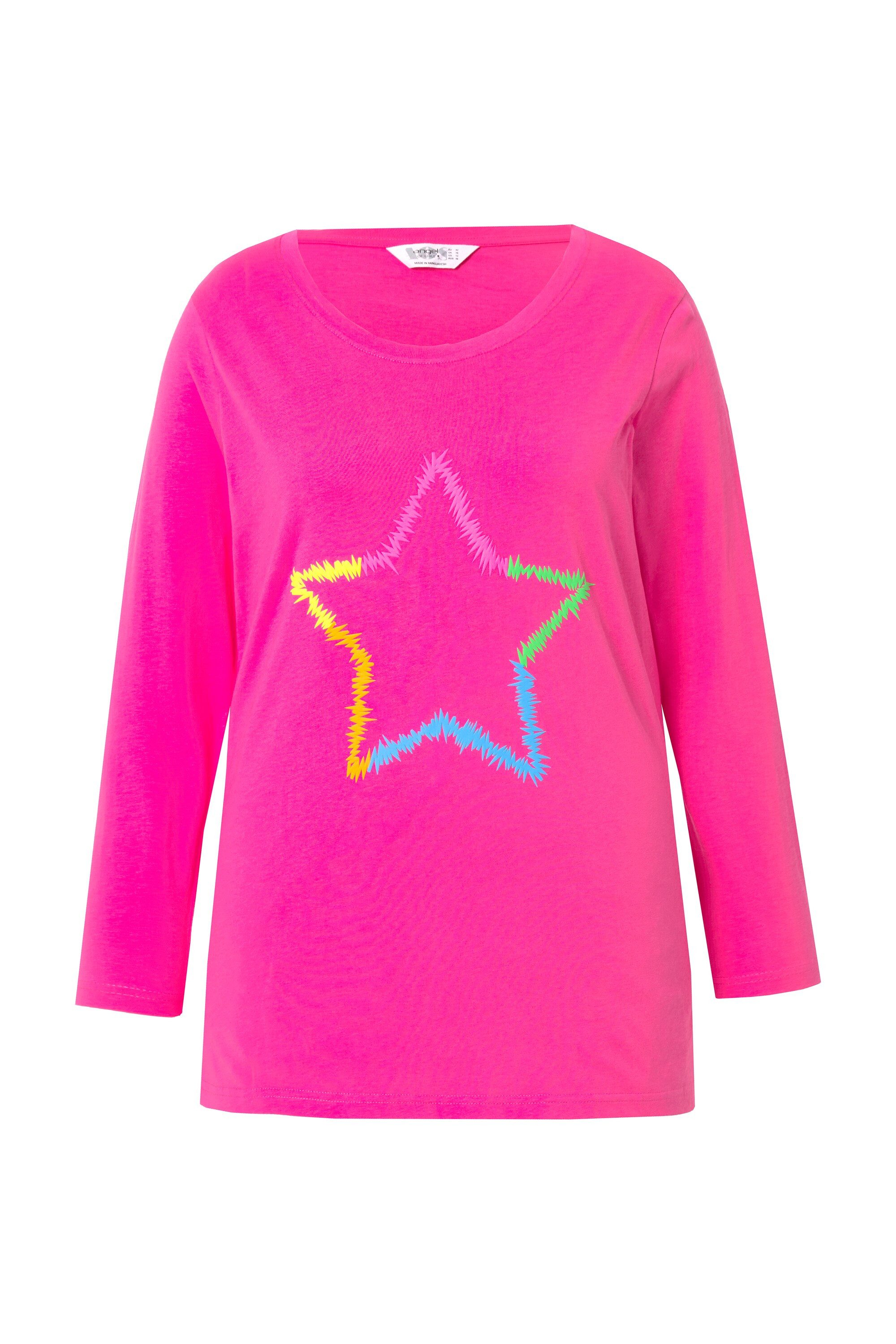 Angel of Style Longsleeve Langarmshirt Neon-Stern günstig online kaufen