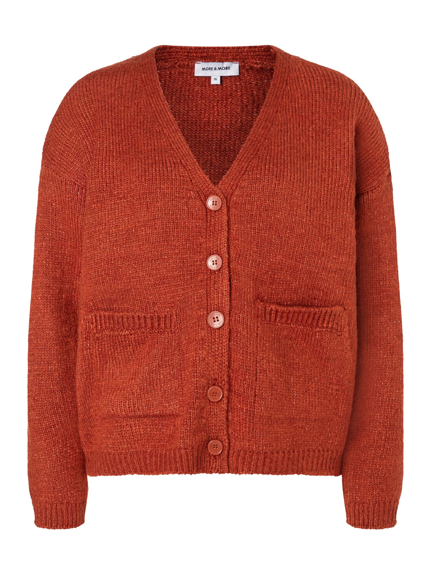 MORE&MORE Strickjacke softer, sportiver Cardigan