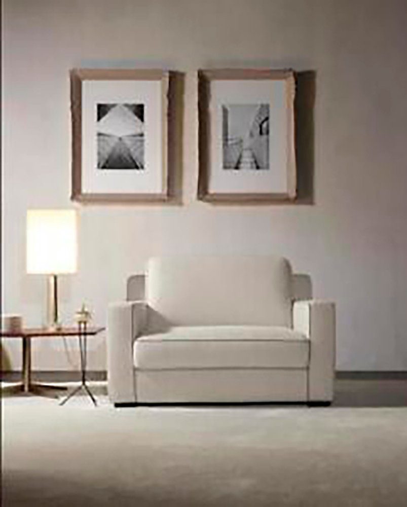 JVmoebel Sessel Sessel 1 Sitz Luxus Sessel Textil Neu Design Sessel Lounge Prianera