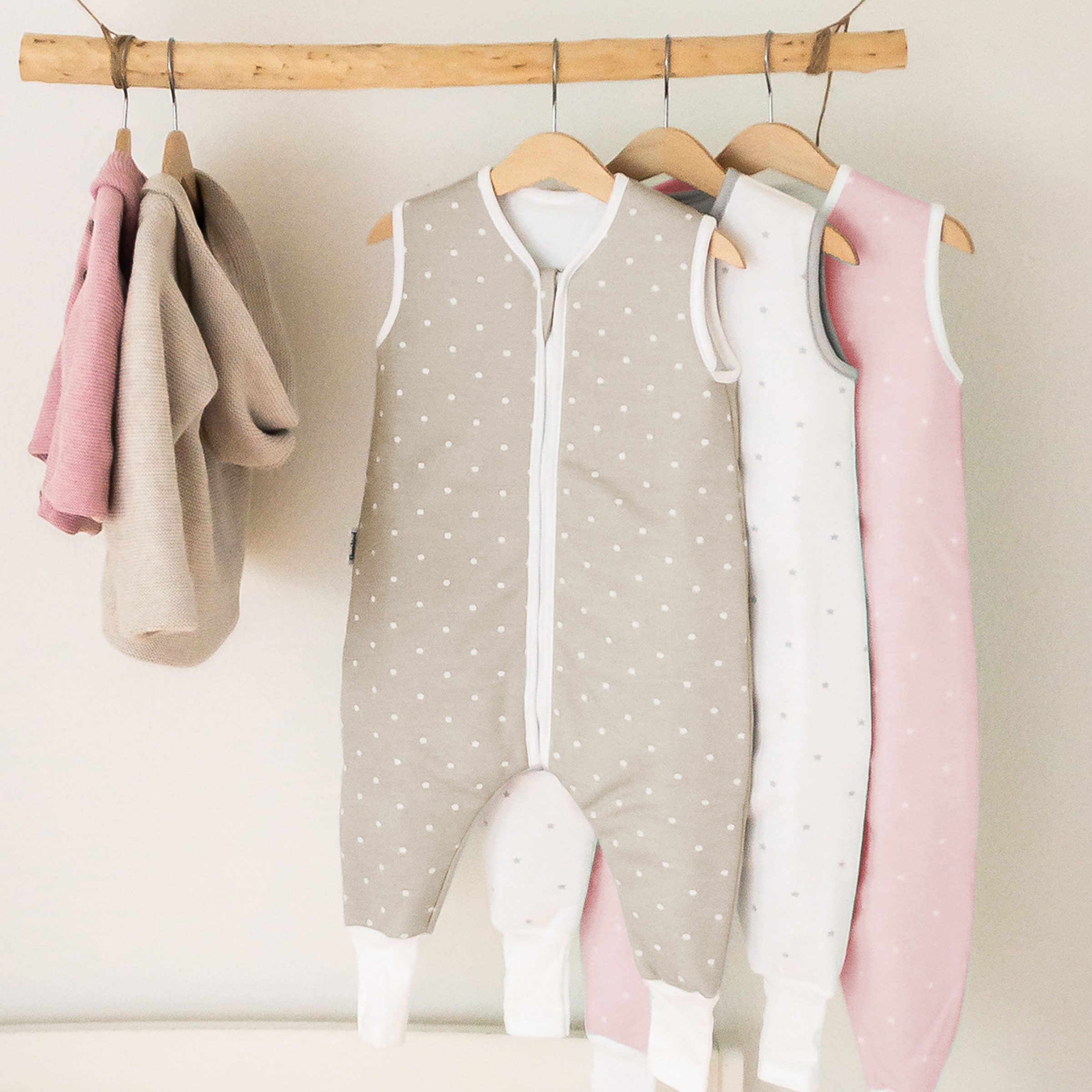 Ehrenkind Babyschlafsack Sommer Schlafsack mit Füßen, Bio-Baumwolle, 1 TOG (Standard by OEKO-TEX, 100% Bio-Baumwolle, Sommerschlafsack mit Beinen, 1.0 TOG), Sch – Bild 5 von 5