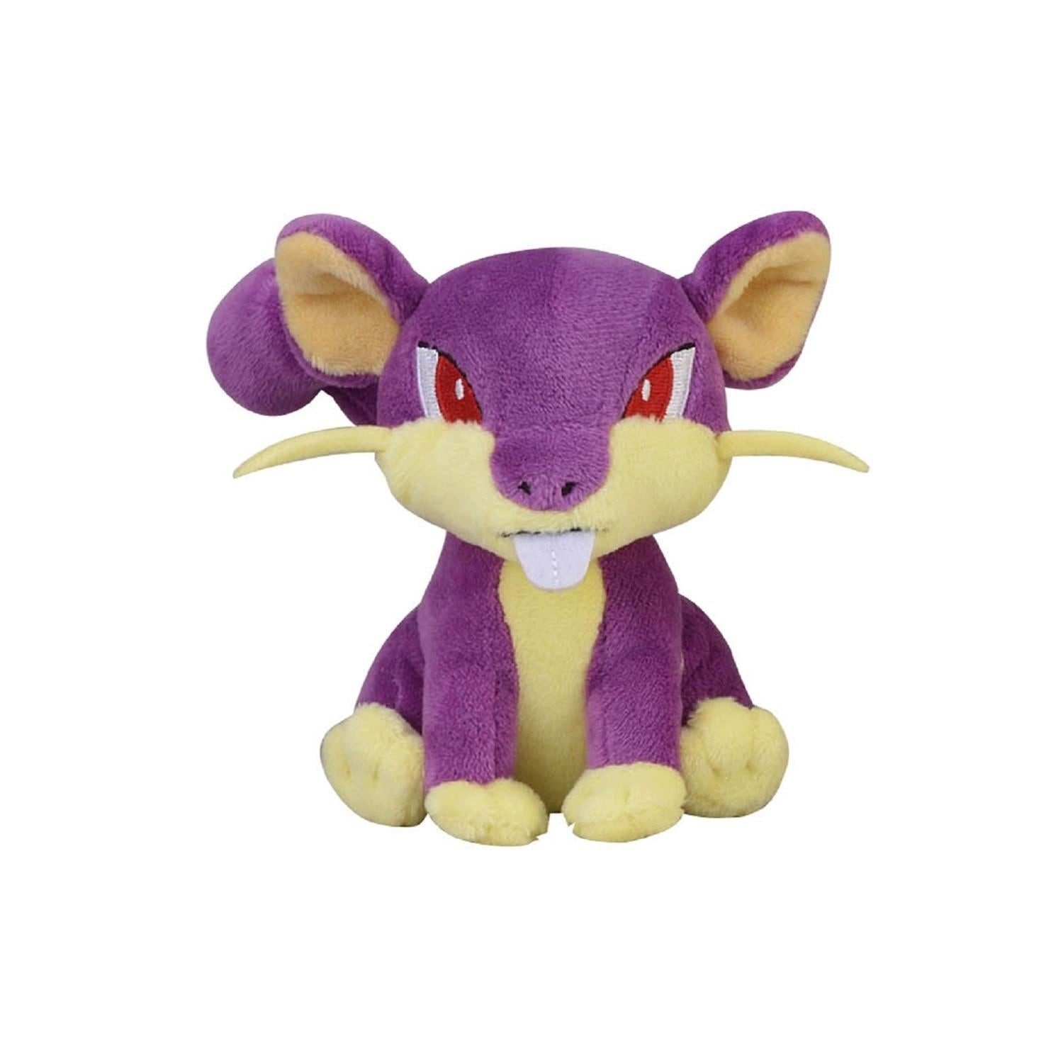 Pokémon Center Plüschfigur Pokemon Rattfratz Kuscheltier - 12 cm Rattata