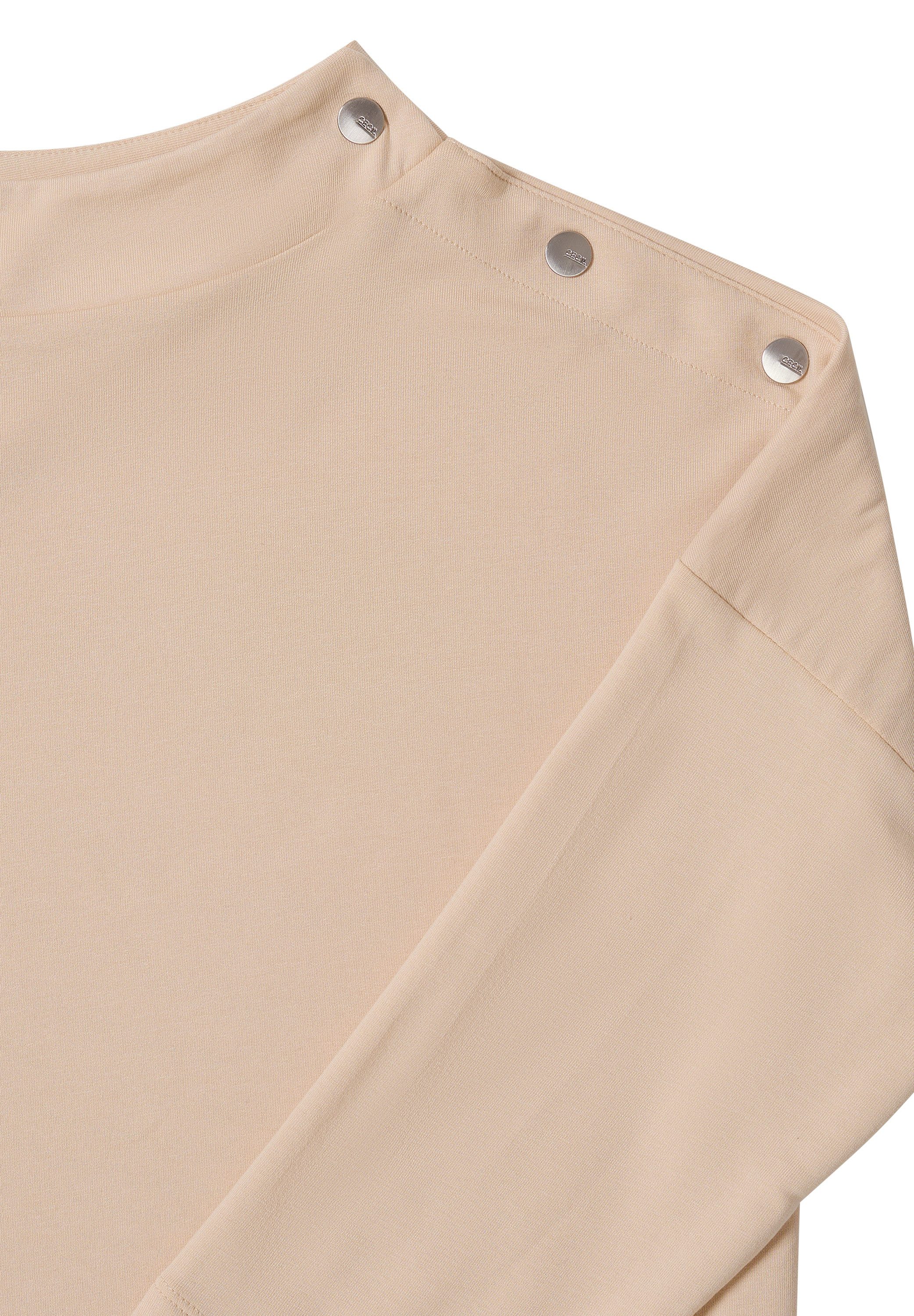 CECIL 3/4-Arm-Shirt mit Knopfdetail