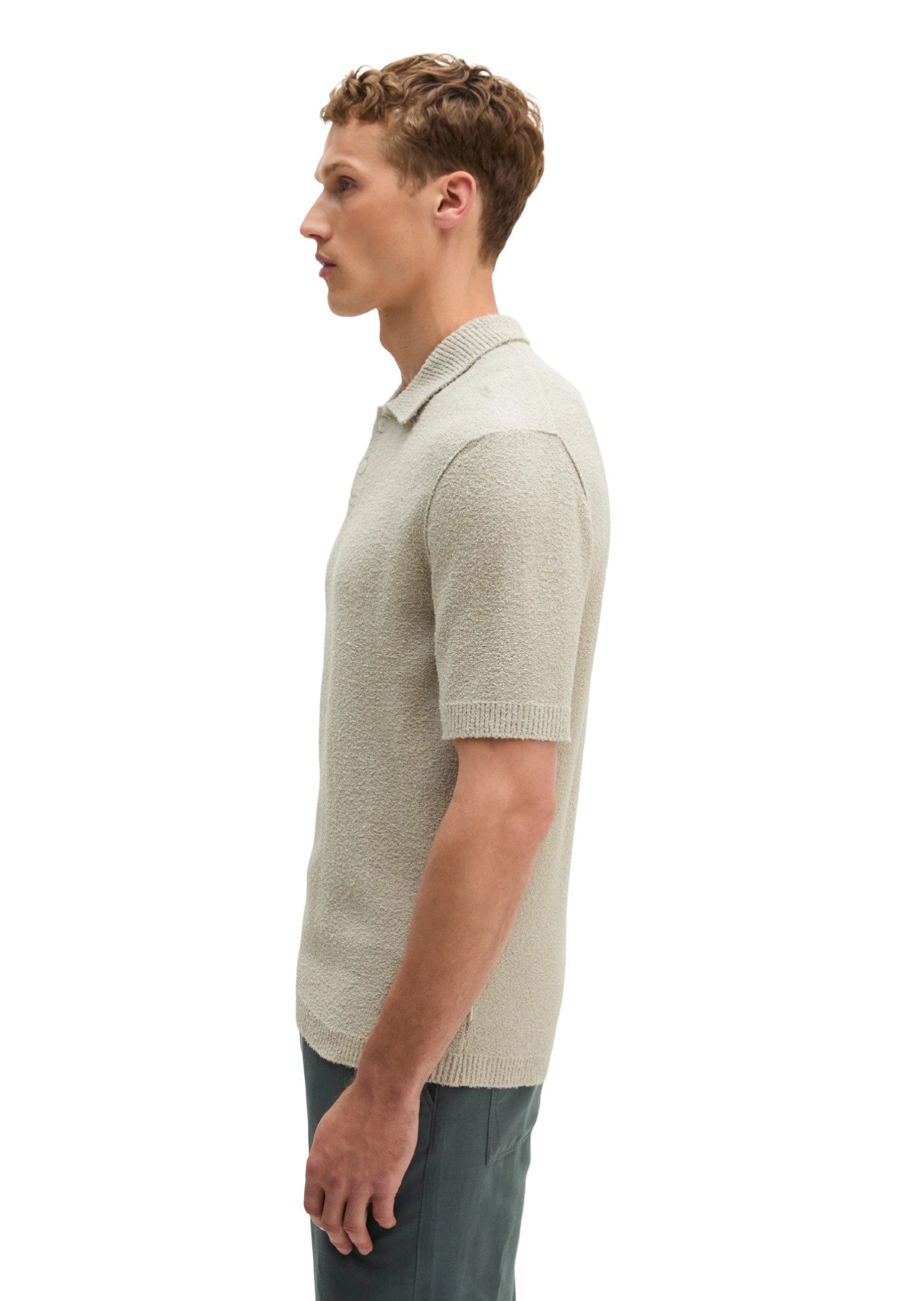 Marc O'Polo Poloshirt aus weichem Bio-Baumwoll-Mix