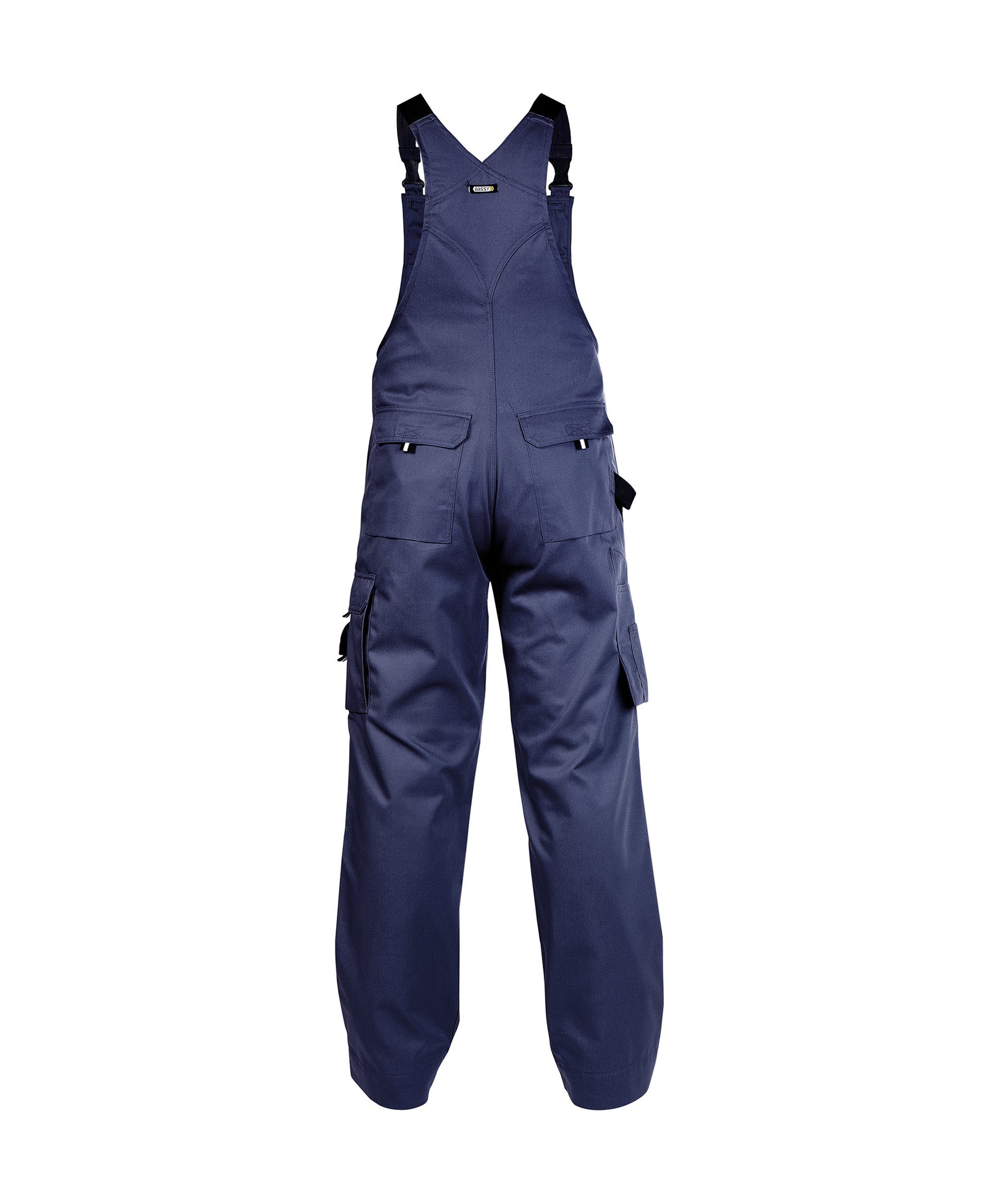 Dassy Ventura (1-tlg) mit Arbeitslatzhose Kniepolstertaschen dunkelblau Arbeitslatzhose