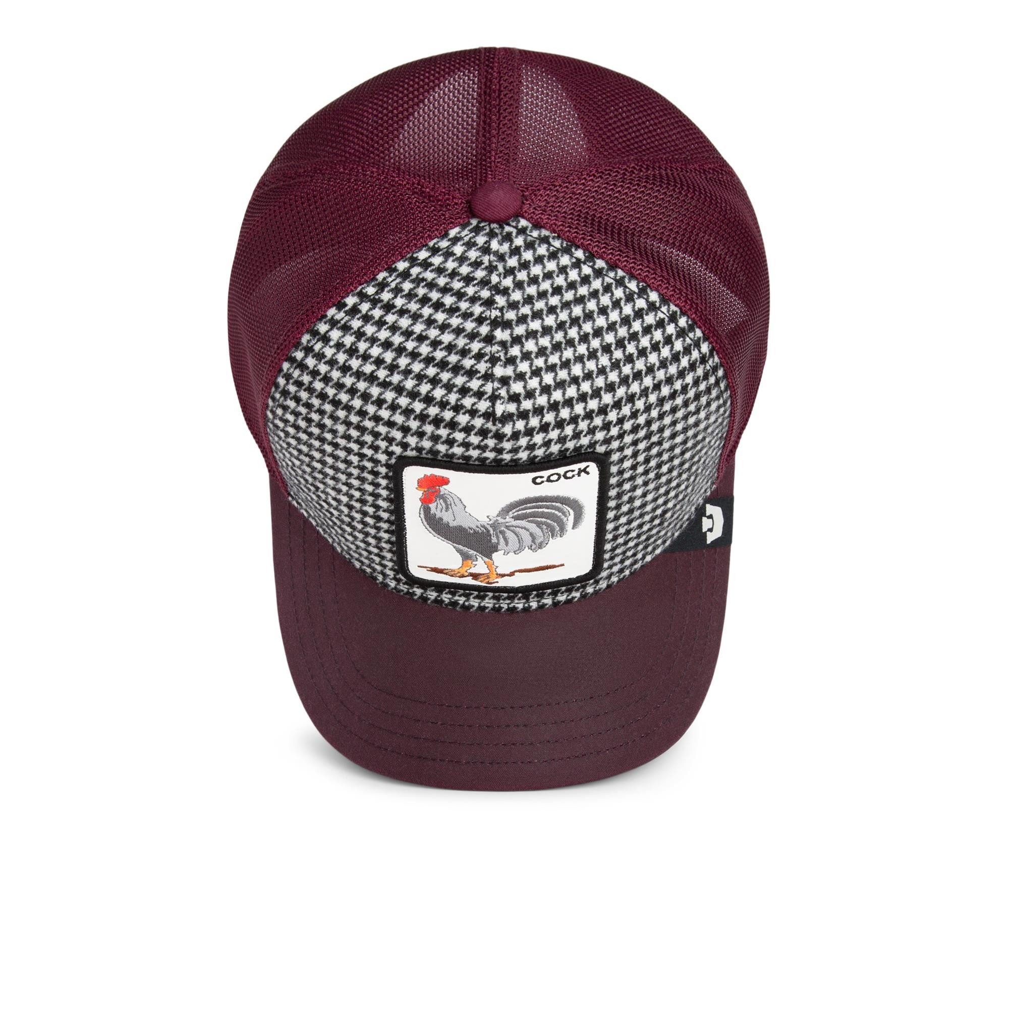 GOORIN Bros. Trucker Cap Goorin Bros. Trucker Cap Dapper Rooster HOUNDSTOOTH (Basecap, Basecap, Meshcap, Trucker Kappe) Bedruckte Innenseite