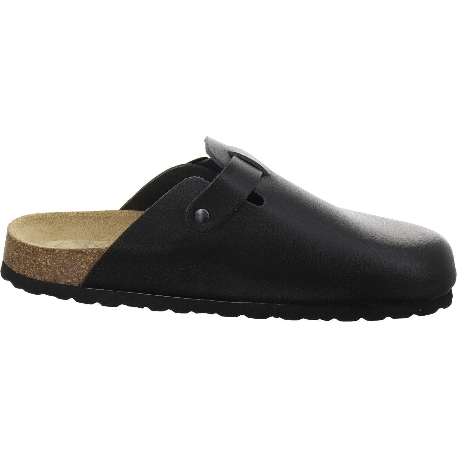 AFS-Schuhe 390023 Clogs Pantolette für Herren aus Leder mit Fußbett, Hausschuhe Made in Germany