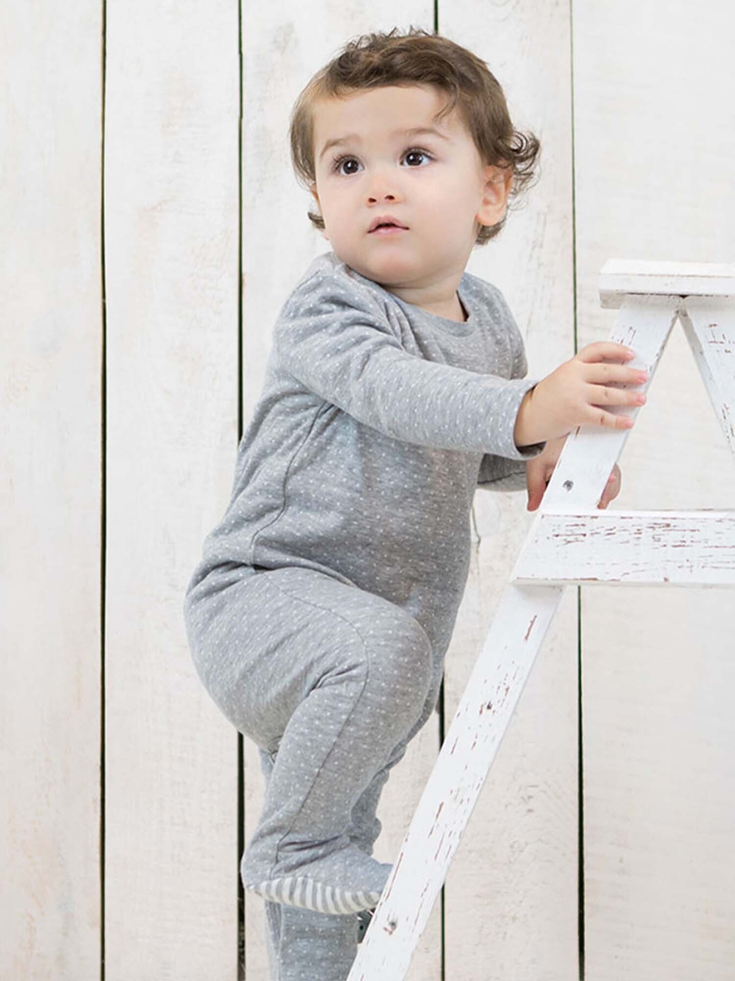 OrganicEra Strampler Baby Schlafstrampler gepunktet aus Bio-Baumwolle (1-tlg)