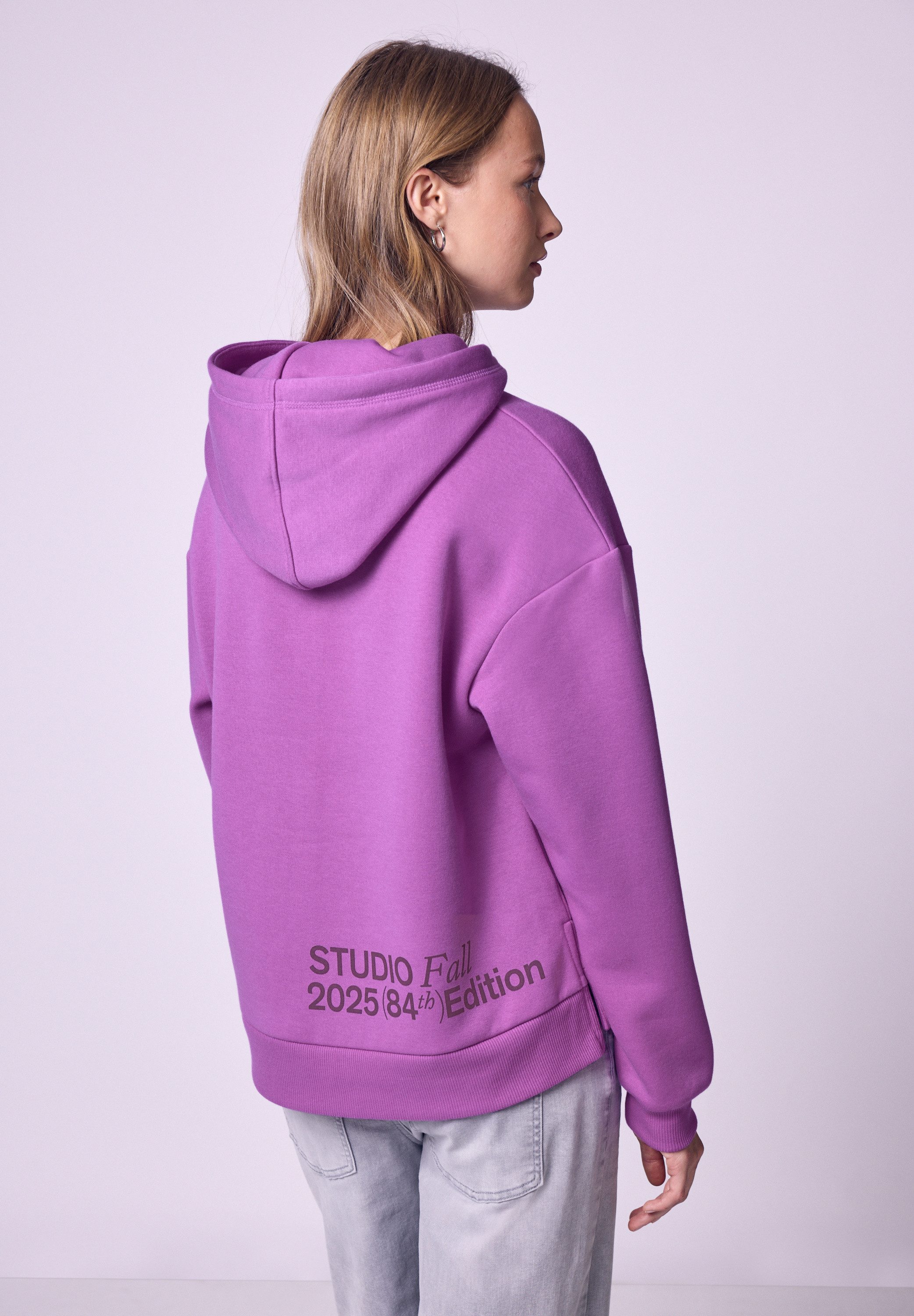 STREET ONE STUDIO Kapuzensweatshirt im soften Baumwoll-Mix günstig online kaufen