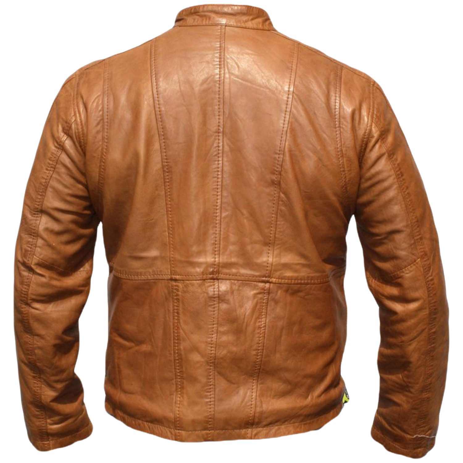German Wear Lederjacke Trend 500J braun Lederjacke Jacke aus Lamm Nappa Leder braun – Bild 5 von 5