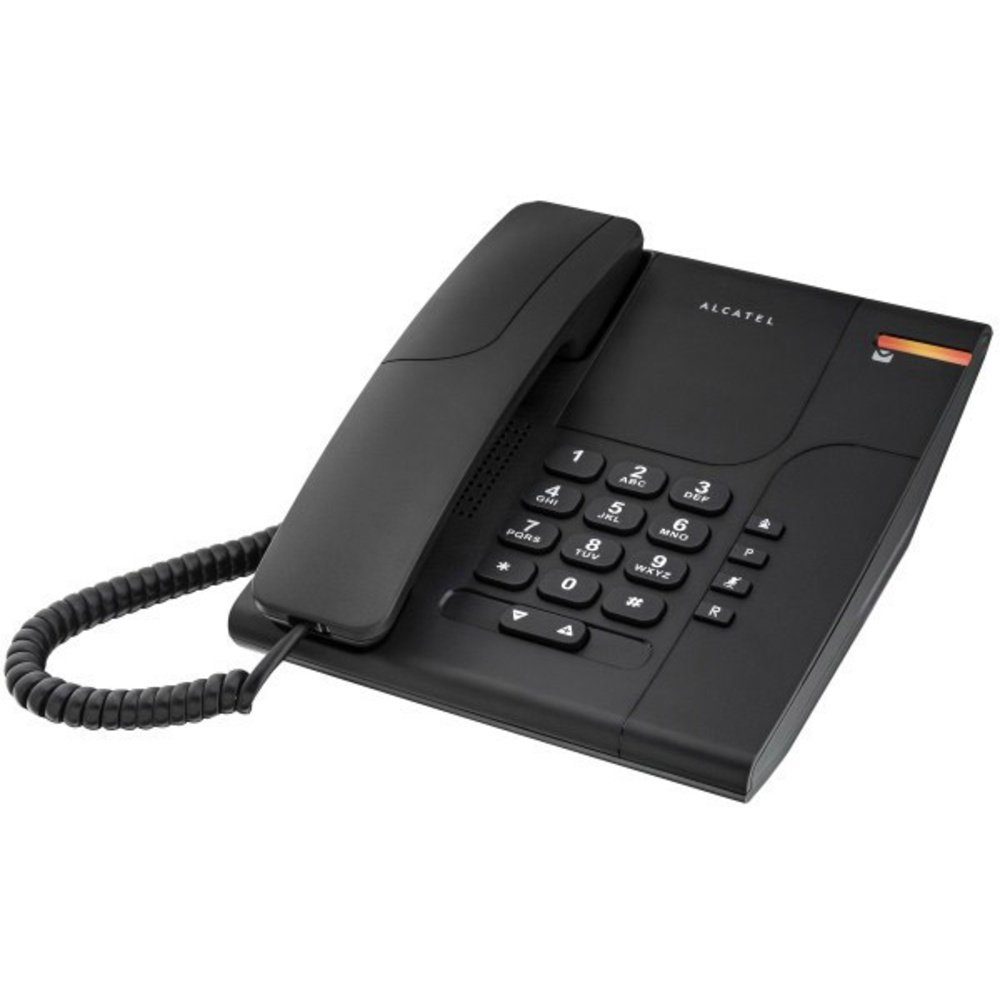 Alcatel Alcatel Temporis 180 Noir Schnurgebundenes Telefon, analog Schwarz Kabelgebundenes Telefon