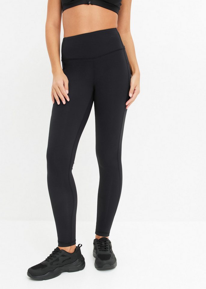 bonprix Funktionsleggings weiches Material, doppelter Taillenbund, Skinny Fit