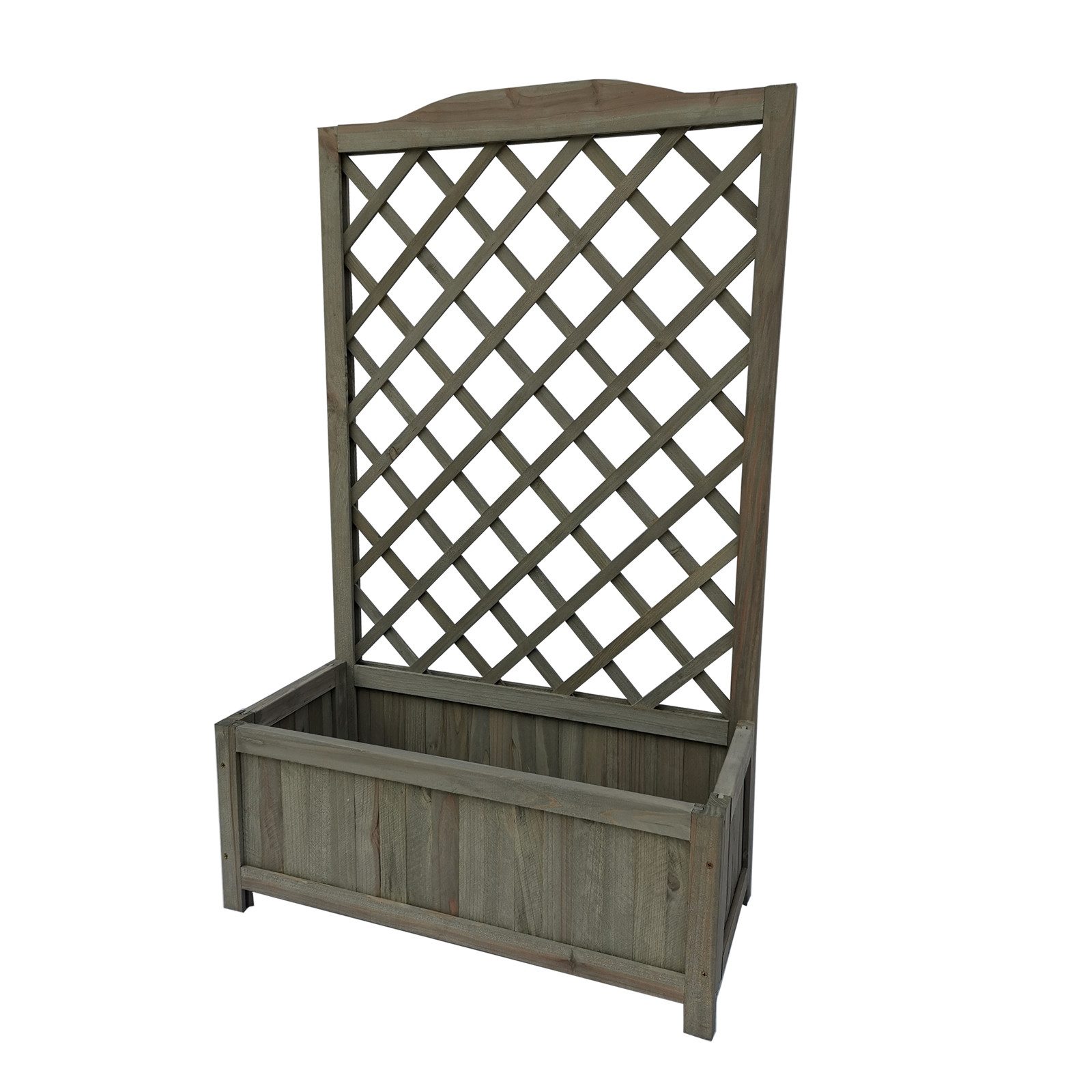 HTI-Line Blumenkasten Blumenkasten Heidi XL (Stück, 1 St., 1x Pflanzkasten mit Rankgitter), Blumenkübel Rankgitter Spalier