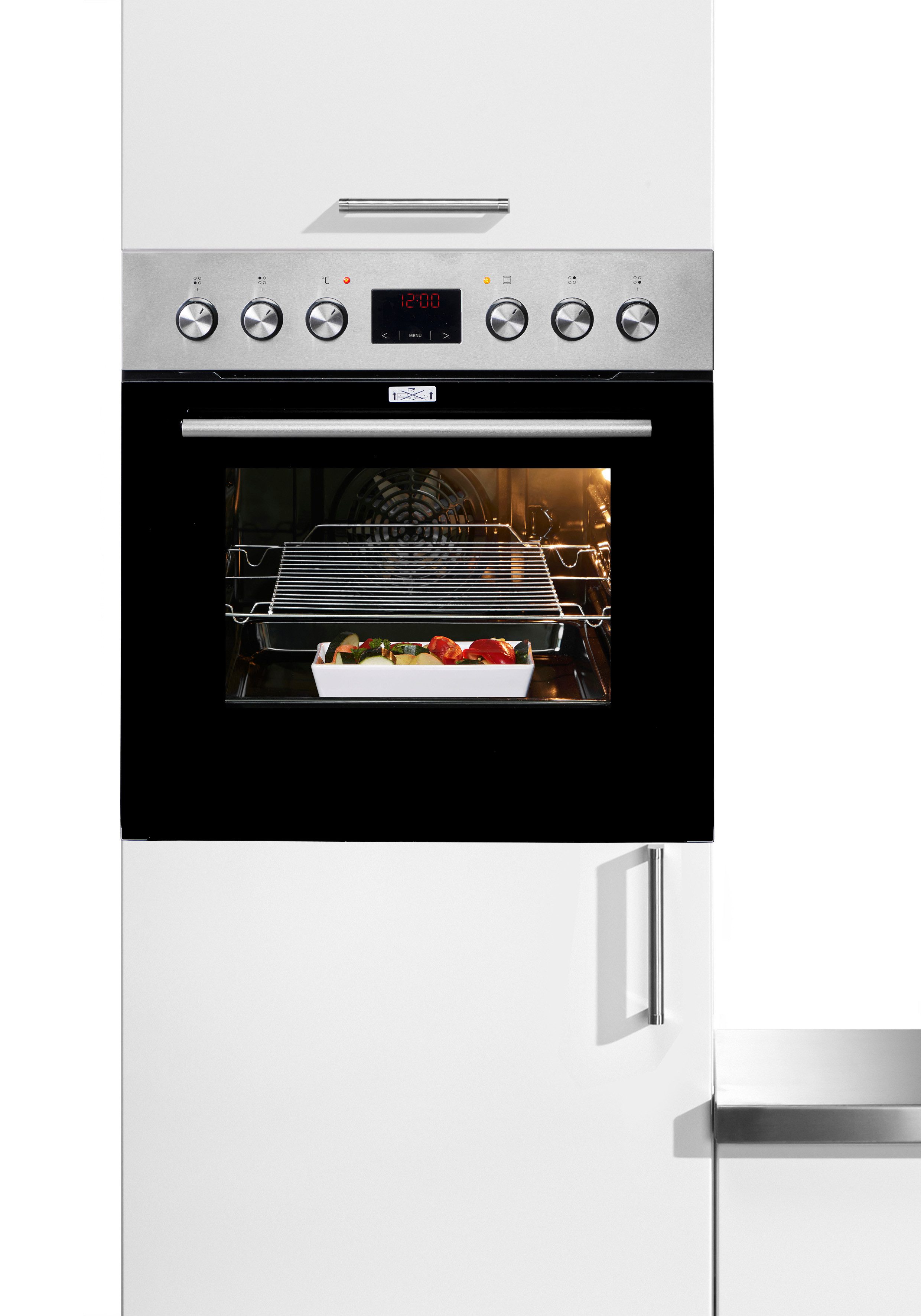 Amica Induktions Herd-Set EHI 935 333 E, Steam Clean, Alles im Griff: Timer, klare Sicht, schnell sauber