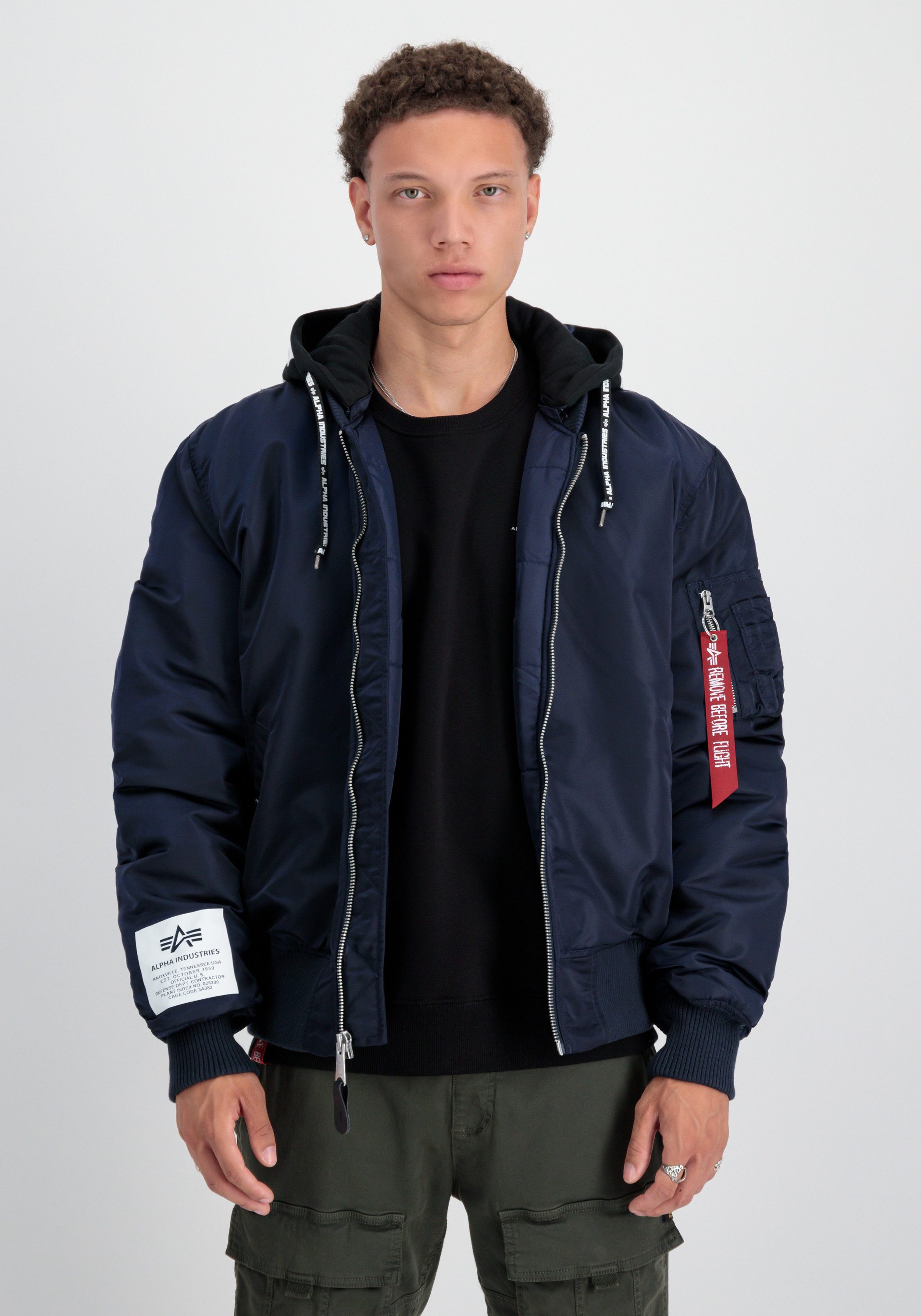 Alpha Industries Bomberjacke MA-1 Zip Hood Print günstig online kaufen