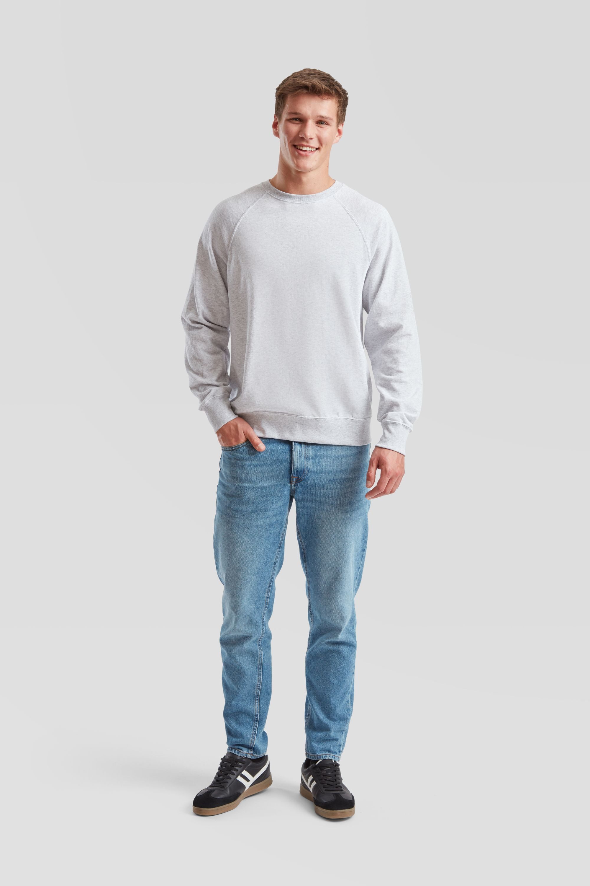 Fruit of the Loom Sweatshirt Fruit of the Loom Lightweight Raglan Sweat