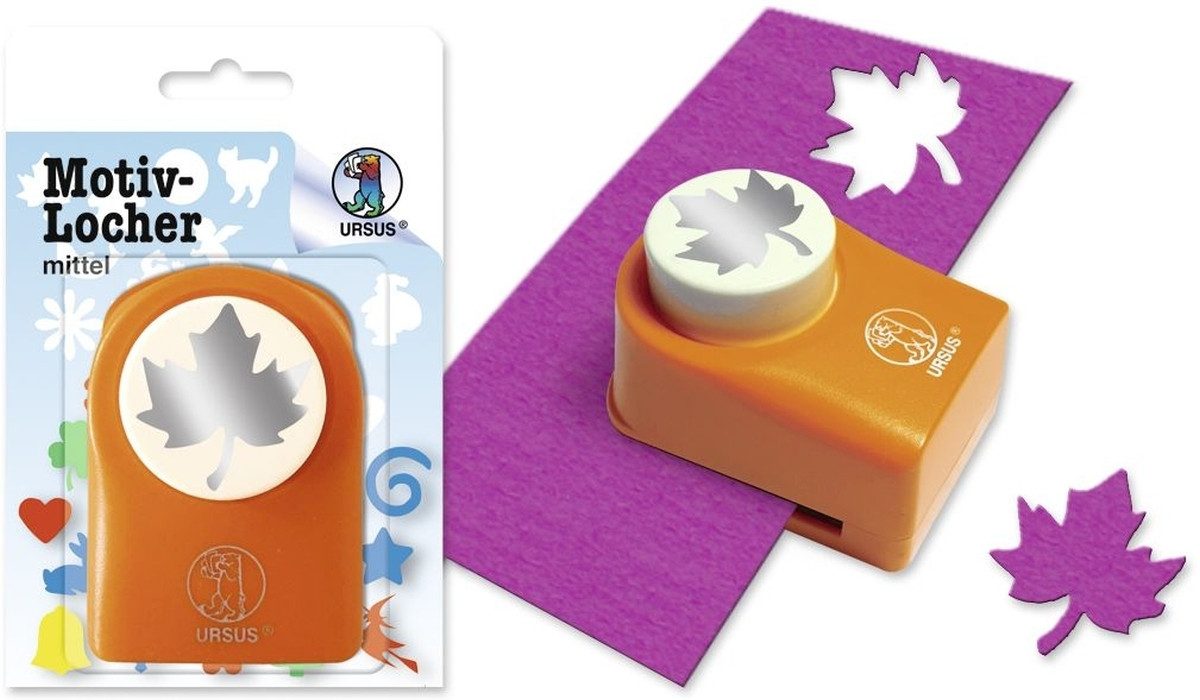 Ursus - Ludwig Bähr Motivstanzer Motivlocher mittel Ahornblatt