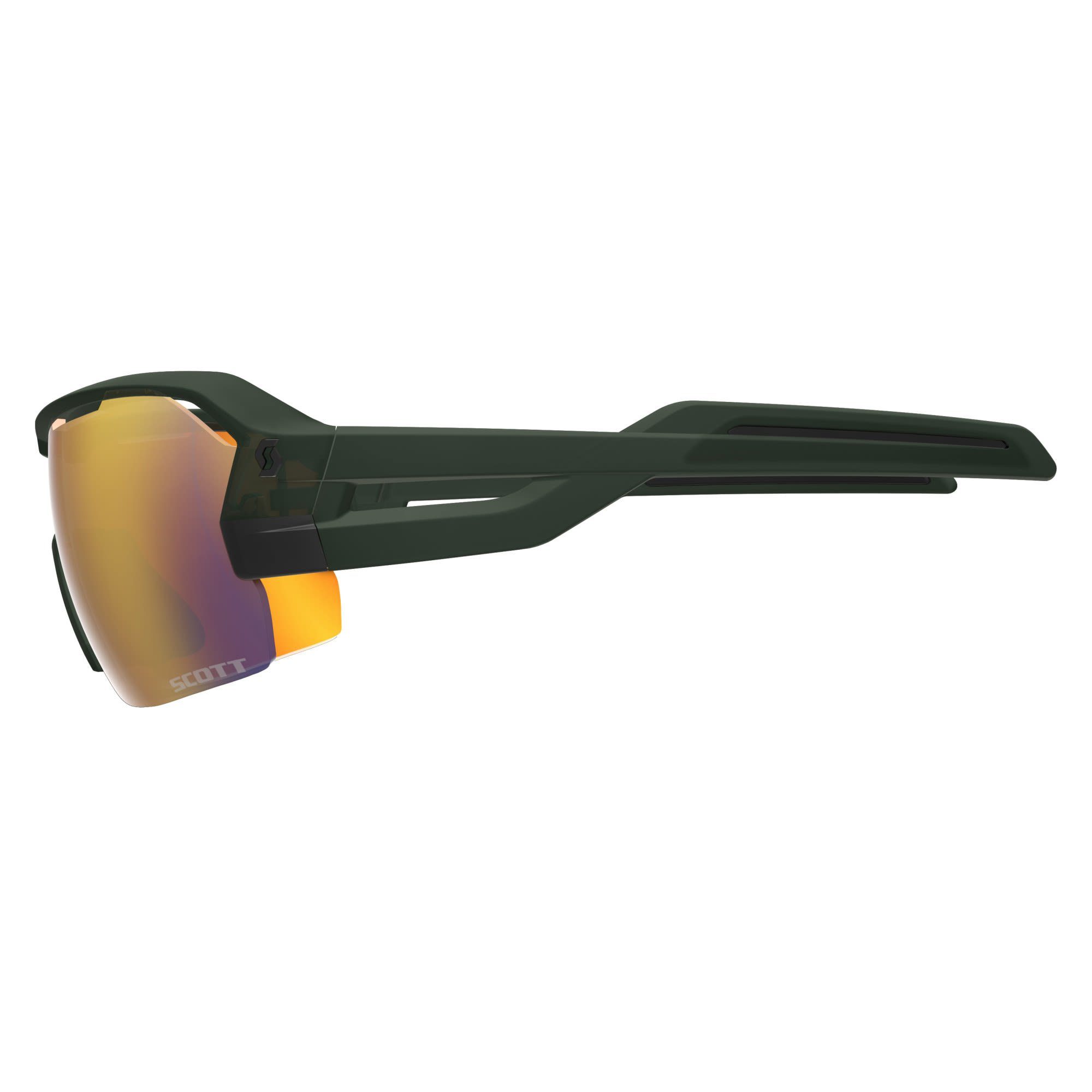 Scott Scott Sunglasses - Chrome Green Enhancer Fahrradbrille Spur Accessoires Clear - Red Khaki