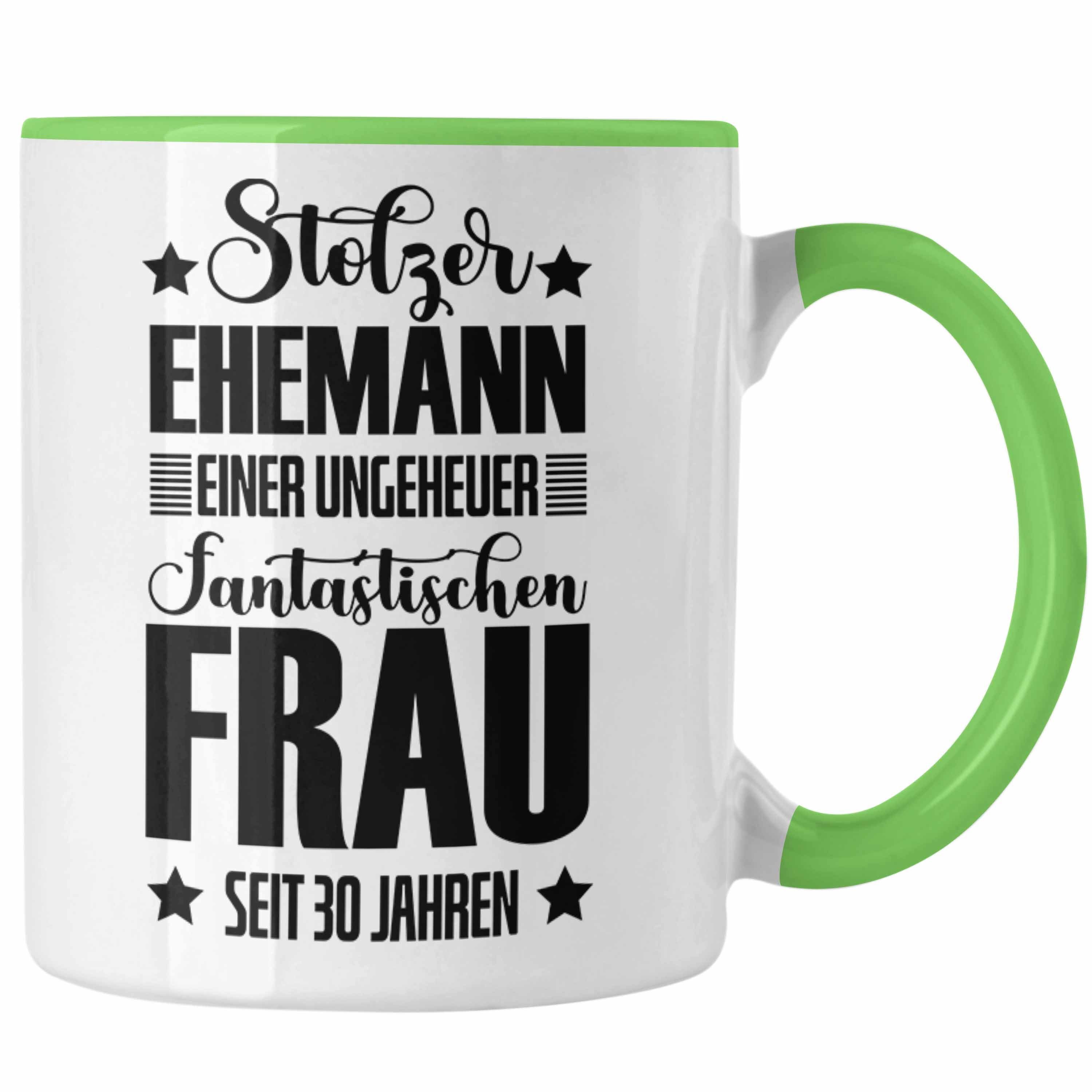 Hochzeitstag Grün Ehemann Tasse Bester Ehemann Jahre Spruch Geschenk Lustiger 30 Trendation