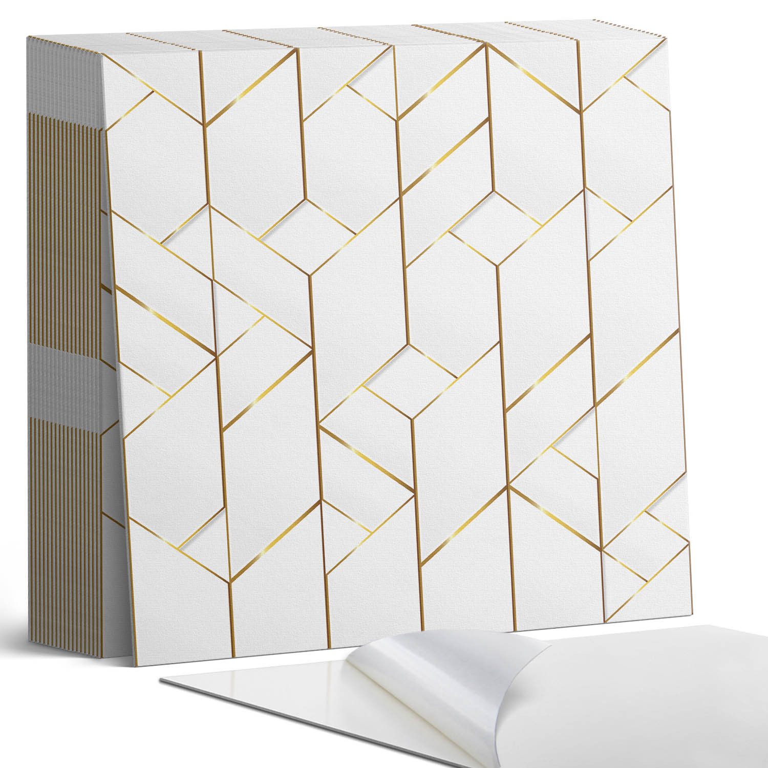 Coloray Vinylfliesen Vinyl Wandfliesen selbstklebend 1,6 mm, Selbstklebende PVC-Fliesen