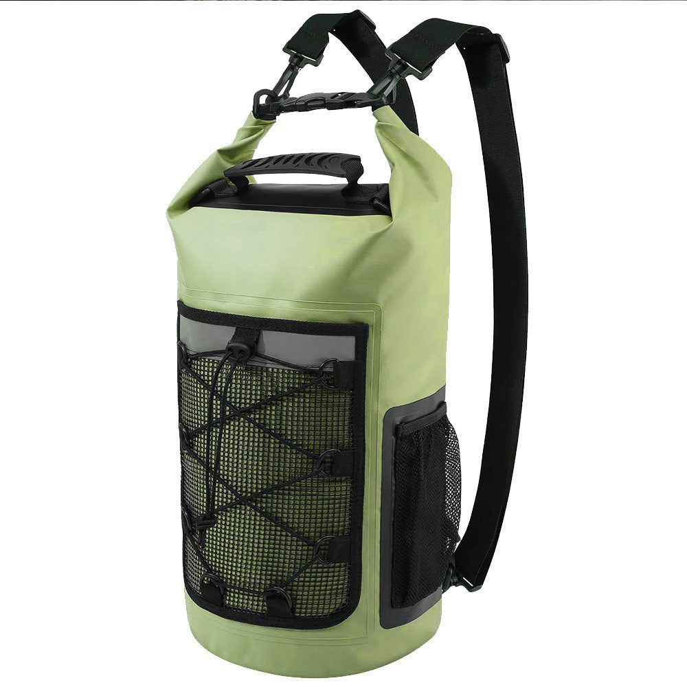 Reiserucksack Dry Bag 25L Wasserdicht, PVC Rucksack für Outdoor & Wassersport