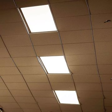 etc-shop LED Panel, Kaltweiß, Warmweiß, Neutralweiß, Tageslichtweiß, LED Panel Smart Home Alexa Tageslichtlampe Decke dimmbar Deckenlampe