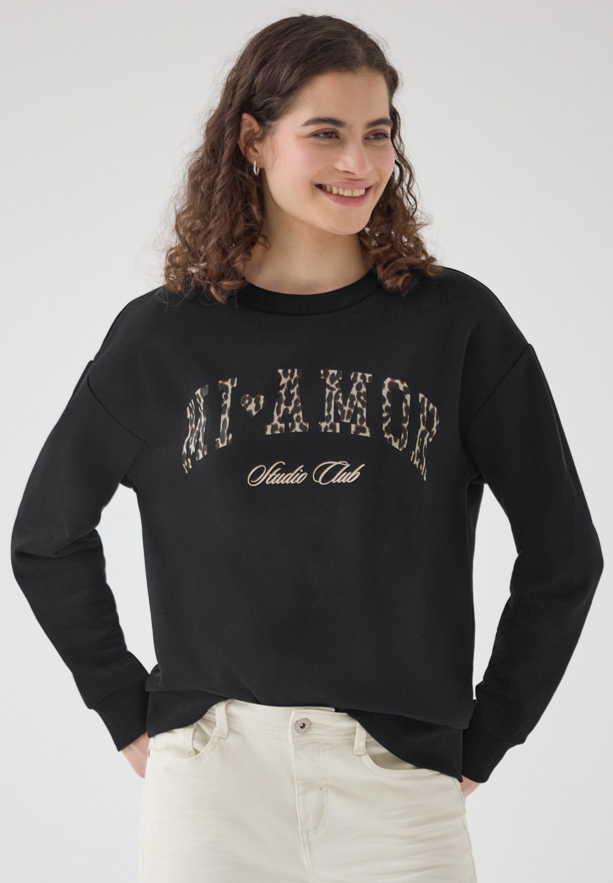 STREET ONE STUDIO Sweatshirt mit Wording