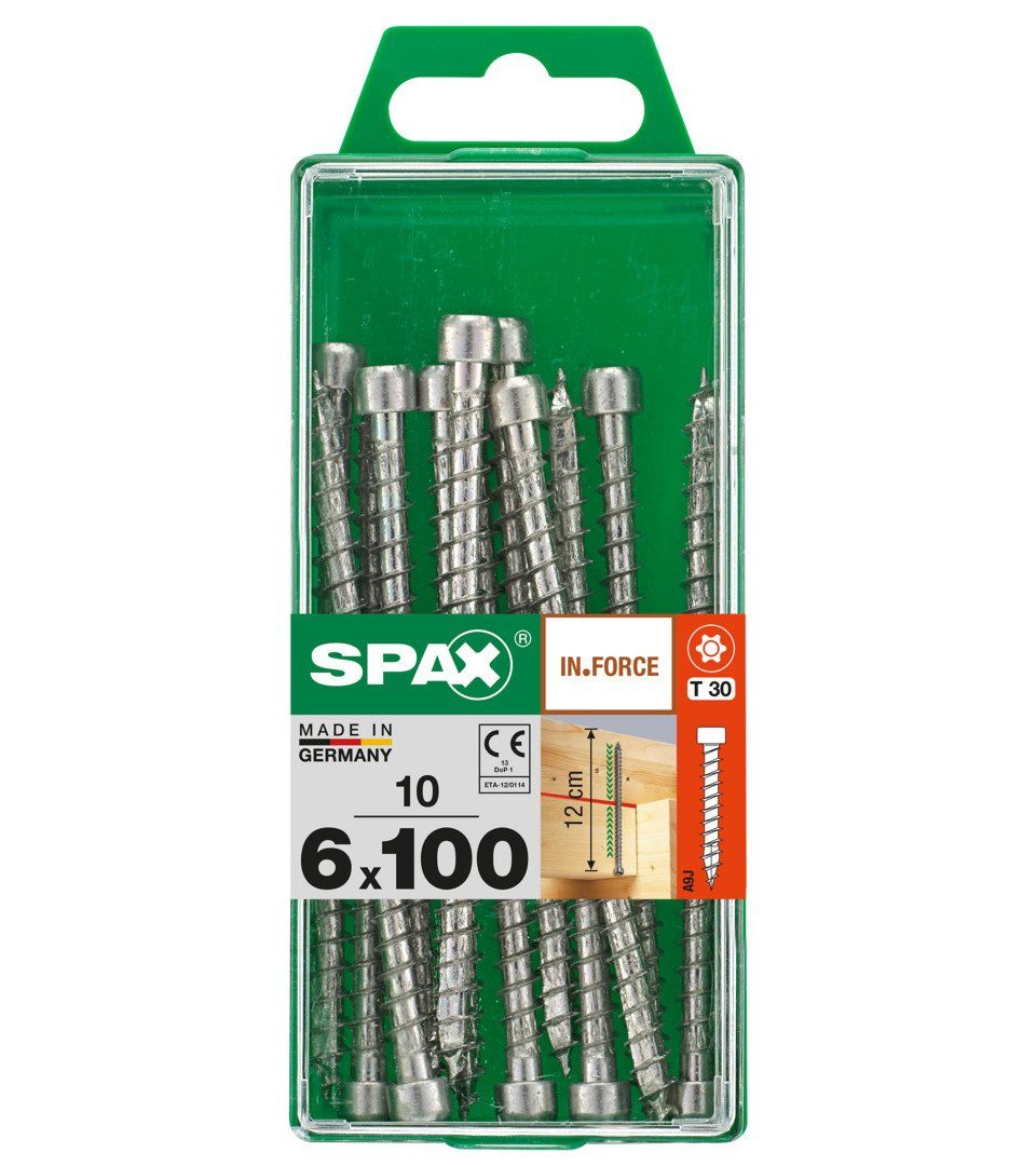 SPAX Holzbauschraube Spax Holzbauschrauben 6.0 x 100 mm TX 30
