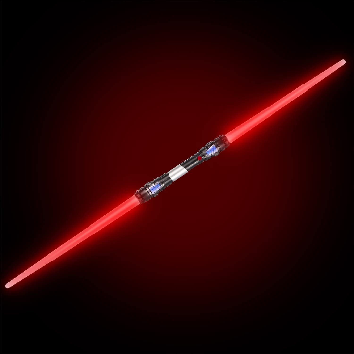 Goods+Gadgets Lichtschwert Doppelklingen Laserschwert (Laser Sword, 138 cm), mit Licht & Sound