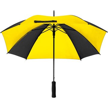 Livepac Office Stockregenschirm Automatik-Regenschirm / Farbe: gelb-schwarz