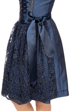 KRÜGER MADL & BUAM Trachtenkleid Midi Dirndl 2tlg. 60cm BEATA marine