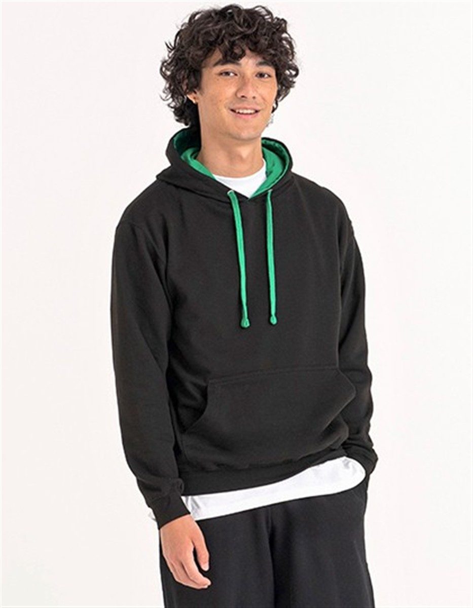 Just Hoods Kapuzenpullover Varsity Herren Hoodie / Kaputzenpullover