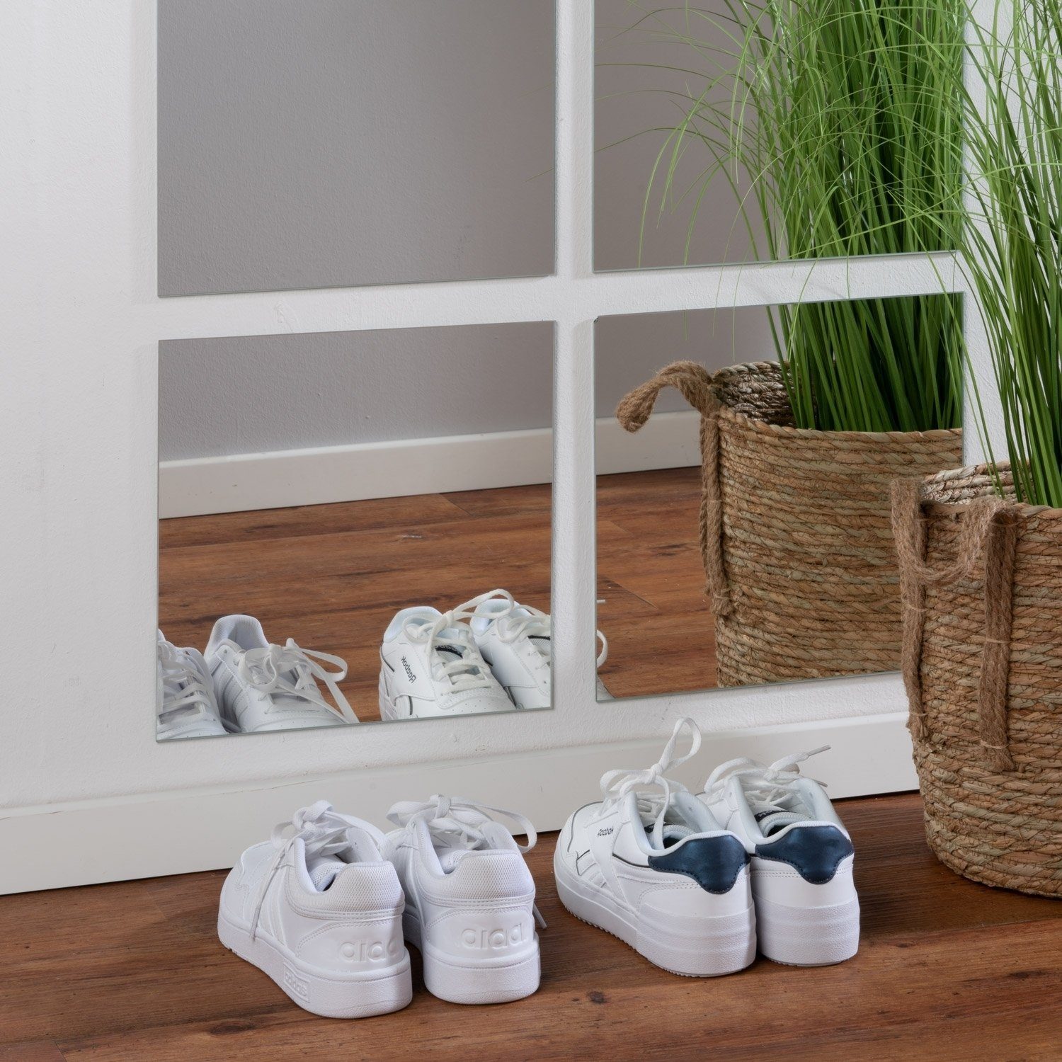 Spiegelfliesen TAIL, 30 x 30 cm, 4er Set, Wandspiegel günstig online kaufen