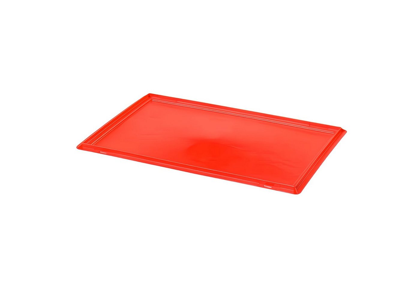 Thumbnail - Logiplast Transportbehälter 30 Stück Deckel für Eurokasten 60 x 40 cm E1 E2 E3 Rot, (Spar-Set, 30 Deckel), lebensmittele...