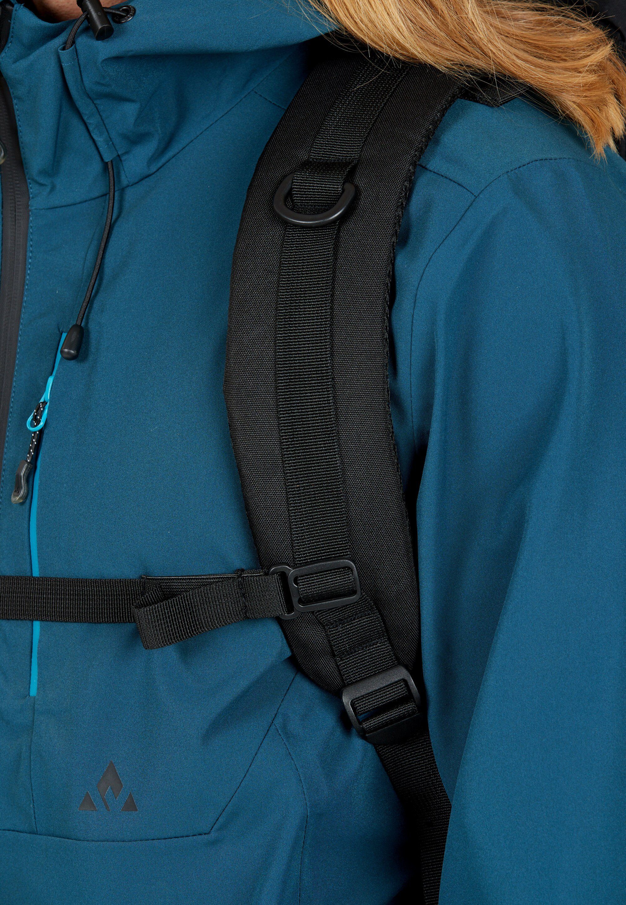 WHISTLER Wanderrucksack Alpinak, mit geräumigem Innenfach schwarz