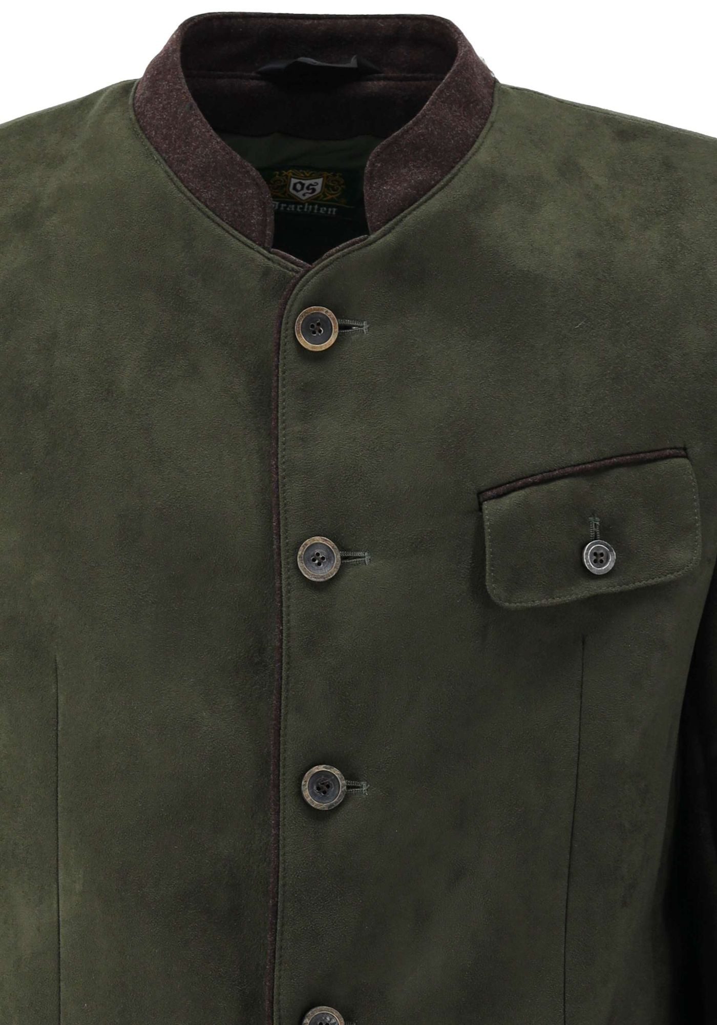 OS Trachten Trachtenjanker Julki Slim Fit, 1/1-Arm, Stehkragen