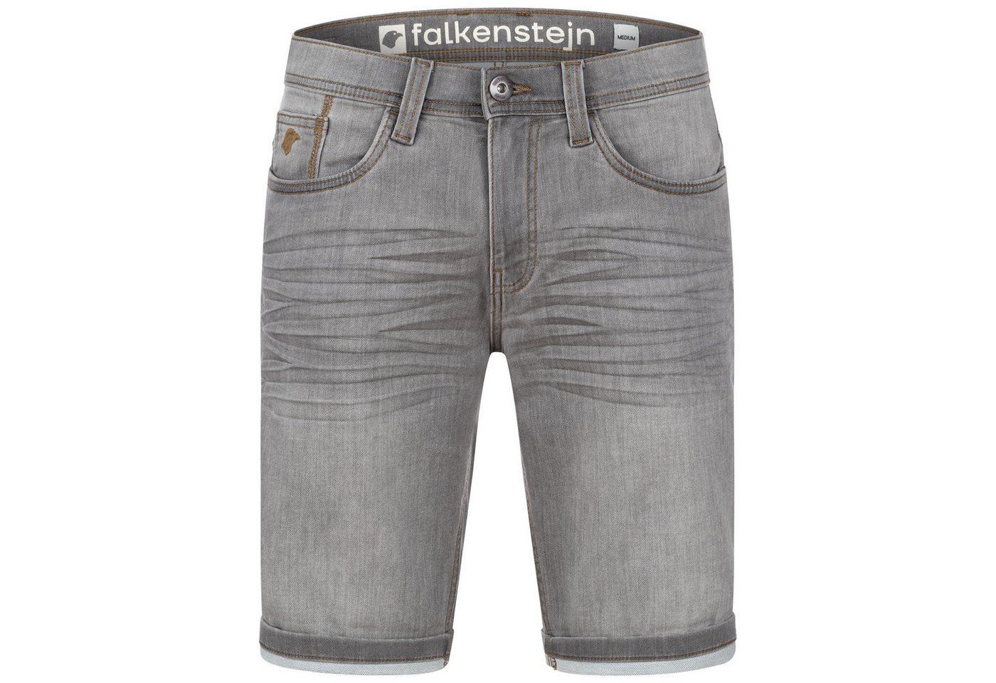 FALKENSTEJN Jeansshorts FALKENSTEJN Mads Herren Kurze Denim Shorts - Casual Jeans Shorts