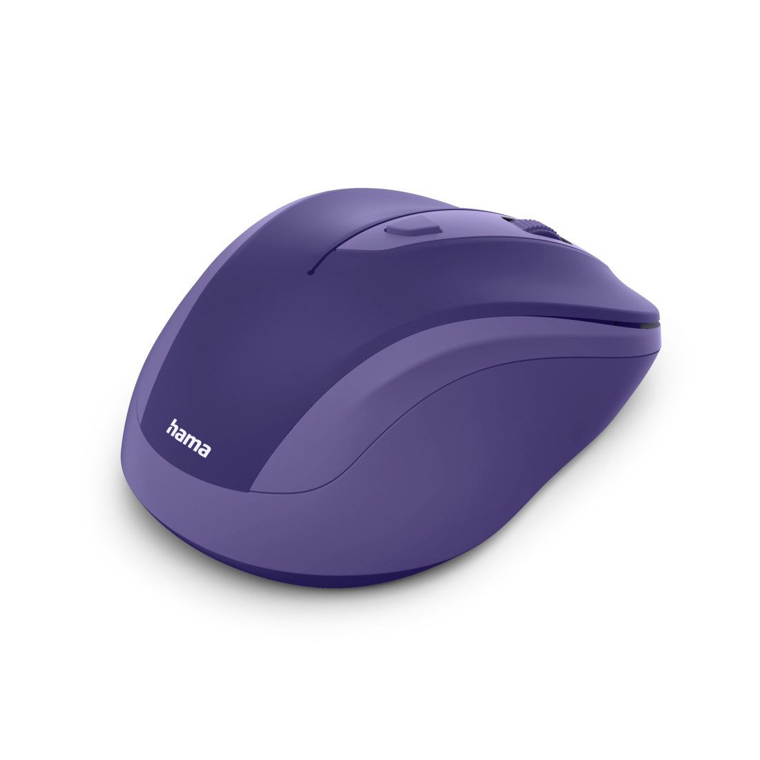 Hama Funkmaus WM-400 ergonomisch optisch 6 Tasten leise Maus (Funk, Ergonomisch, flüsterleise, 6 Tasten, DPI-Schalter, USB-Empfänger)