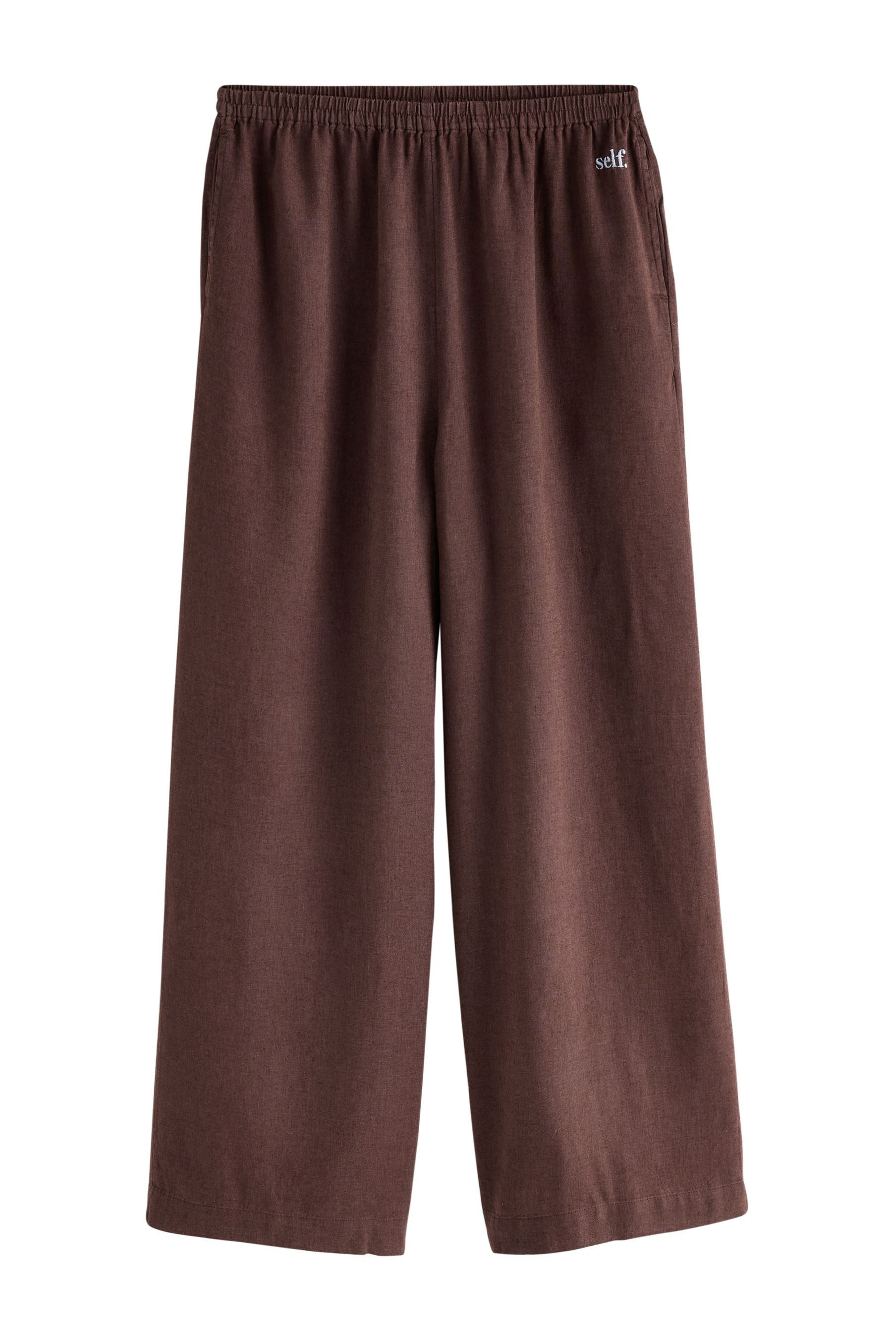 self Strandhose Self. Strandhose mit Leinenanteil (1-tlg)