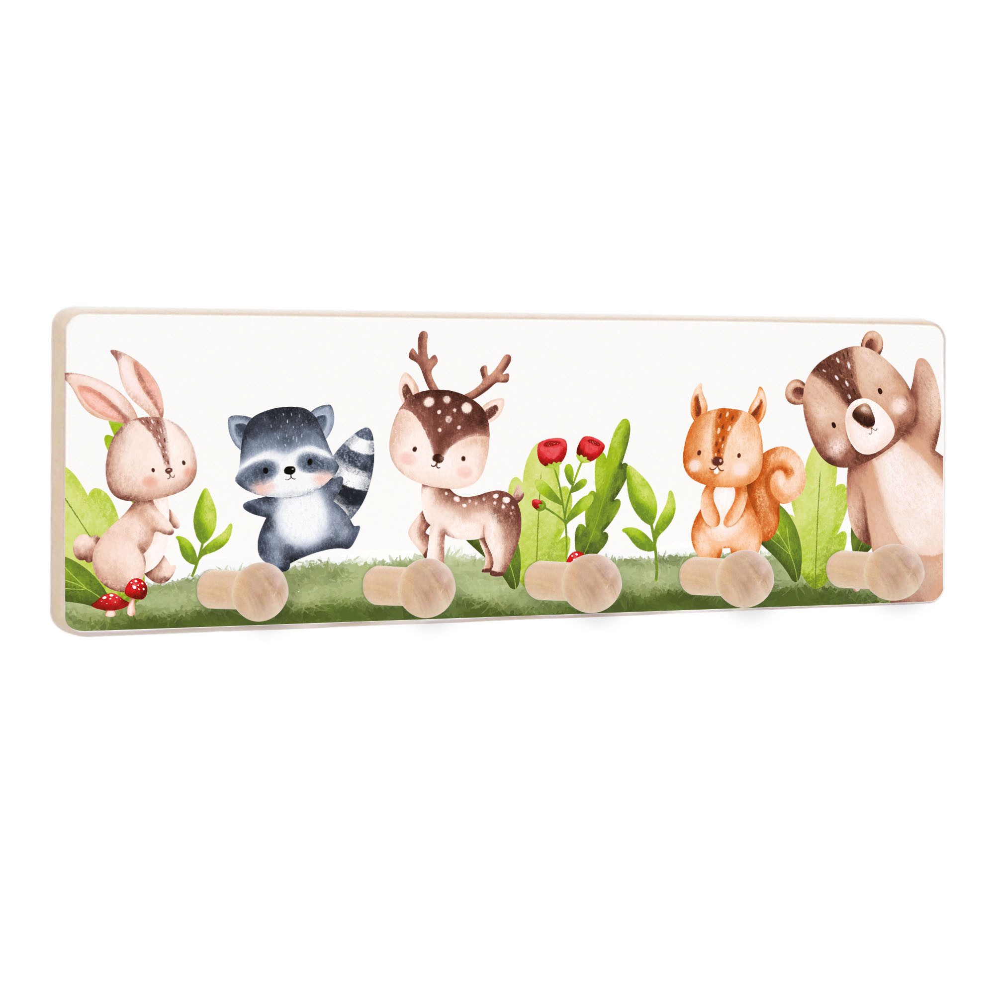 Holzura Garderobenleiste Kindergarderobe, Garderobe für Kinder günstig online kaufen